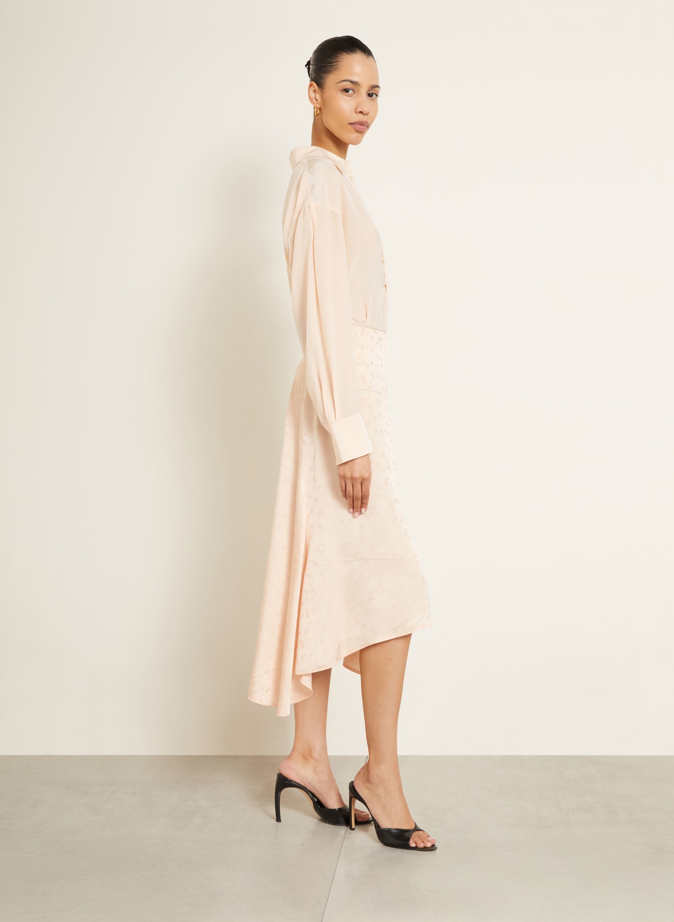 VICTORIA BECKHAM Satinrock: HELLROSA