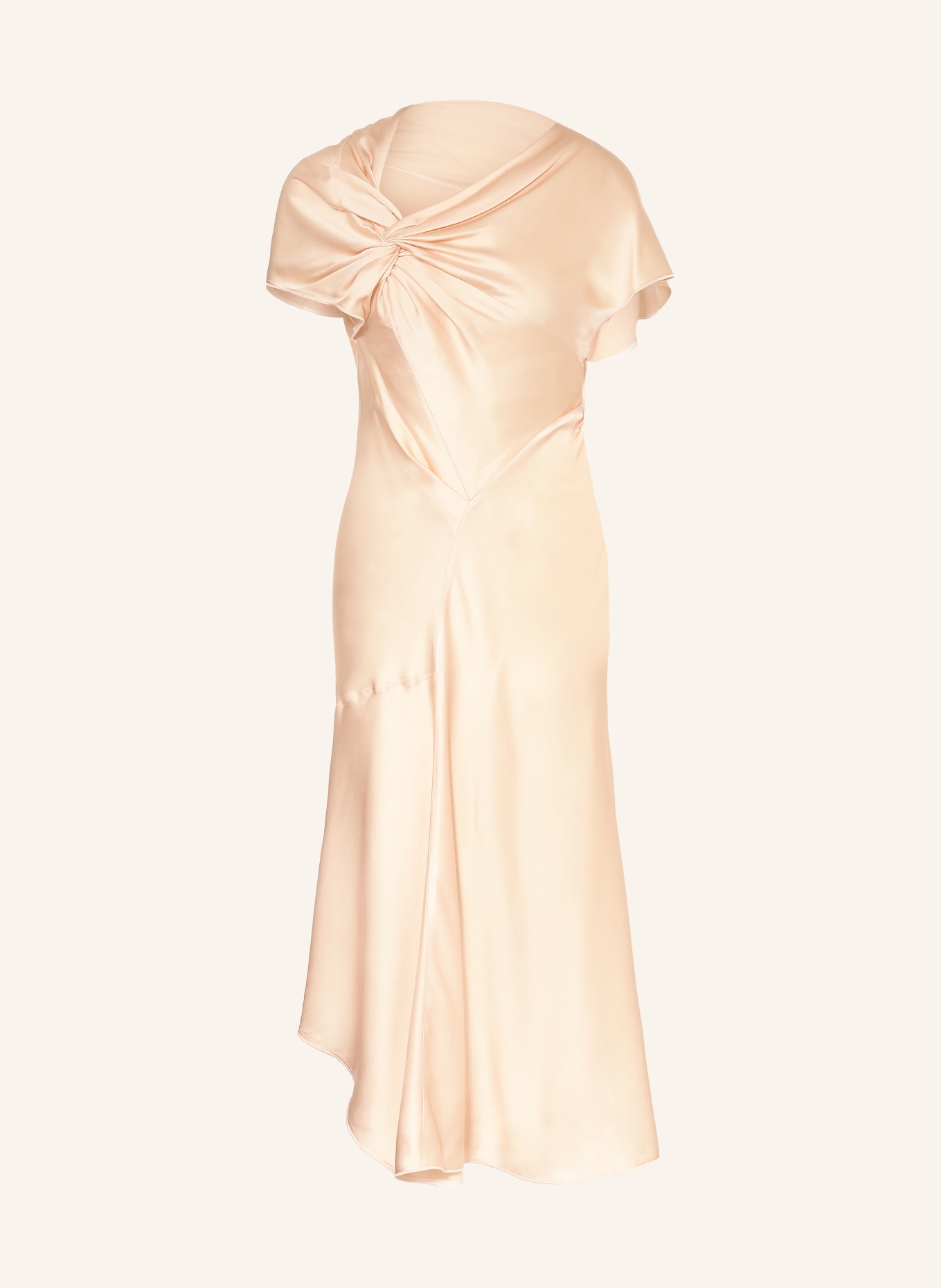 VICTORIA BECKHAM Cocktailkleid aus Satin: HELLORANGE