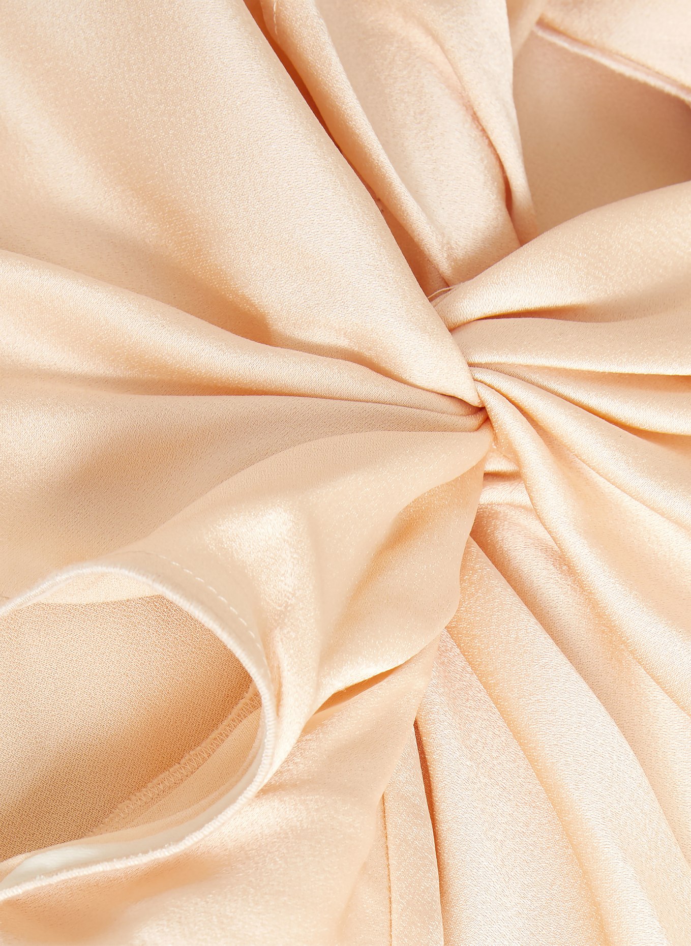 VICTORIA BECKHAM Cocktailkleid aus Satin: HELLORANGE