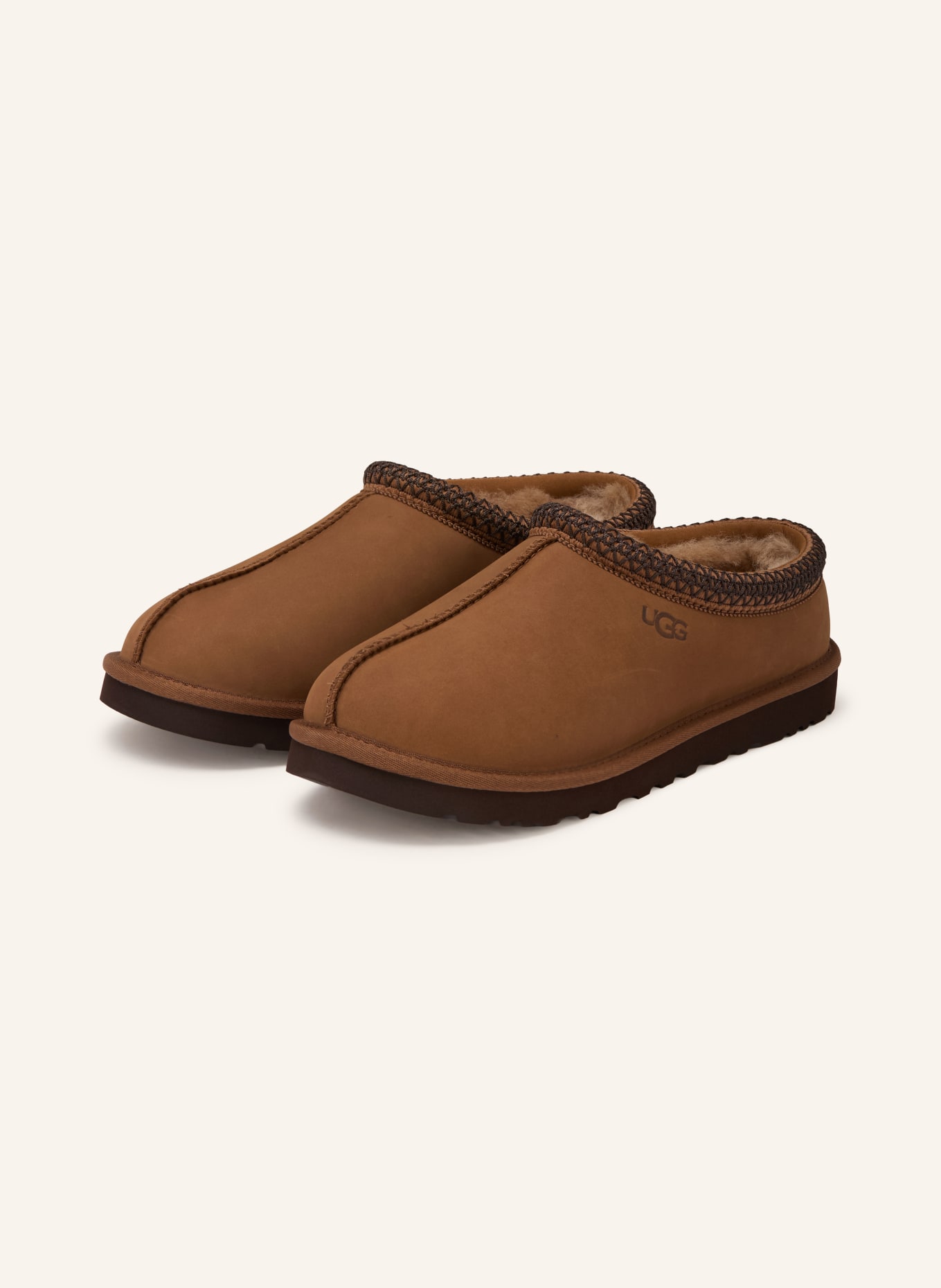 UGG TASMAN II Mules: DARK BROWN