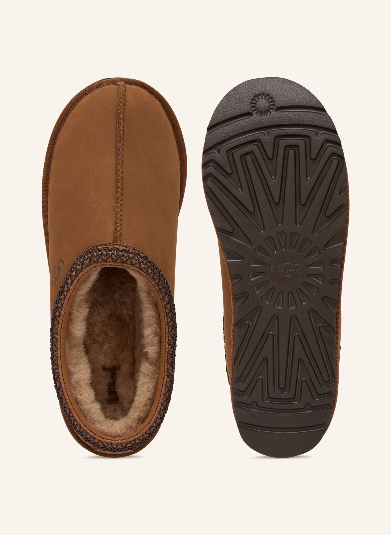 UGG TASMAN II Mules: DARK BROWN
