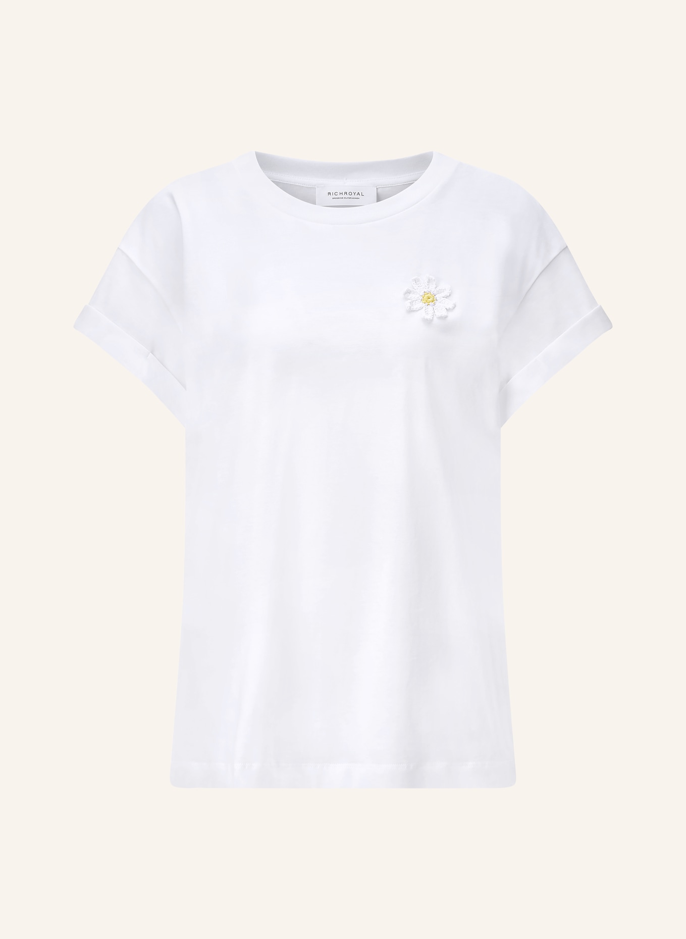 Rich & Royal T-Shirt: WEISS