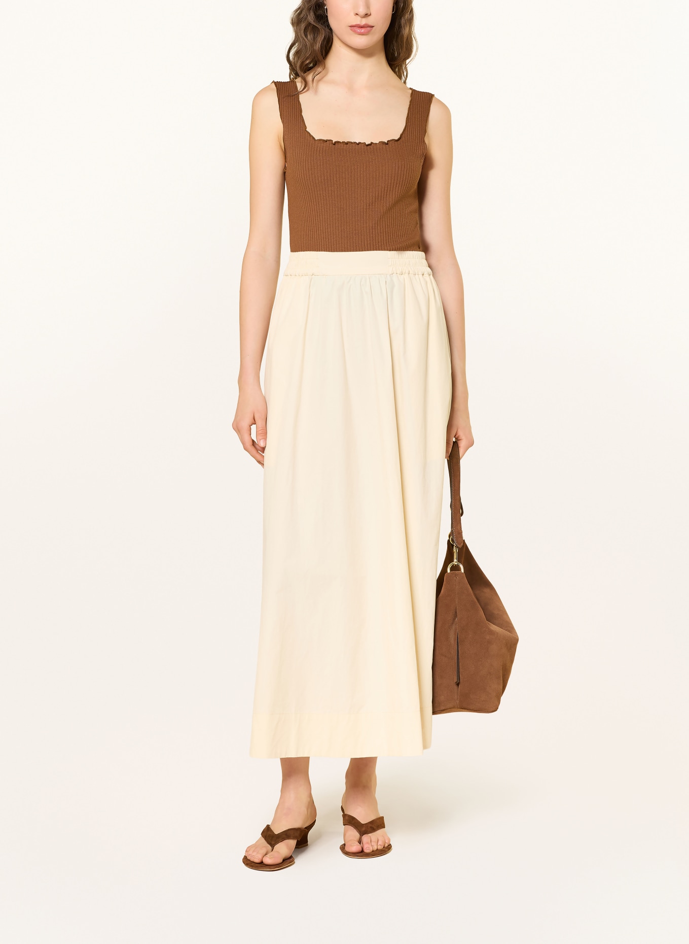 Rich & Royal bluzka z dzianiny: BRĄZOWY