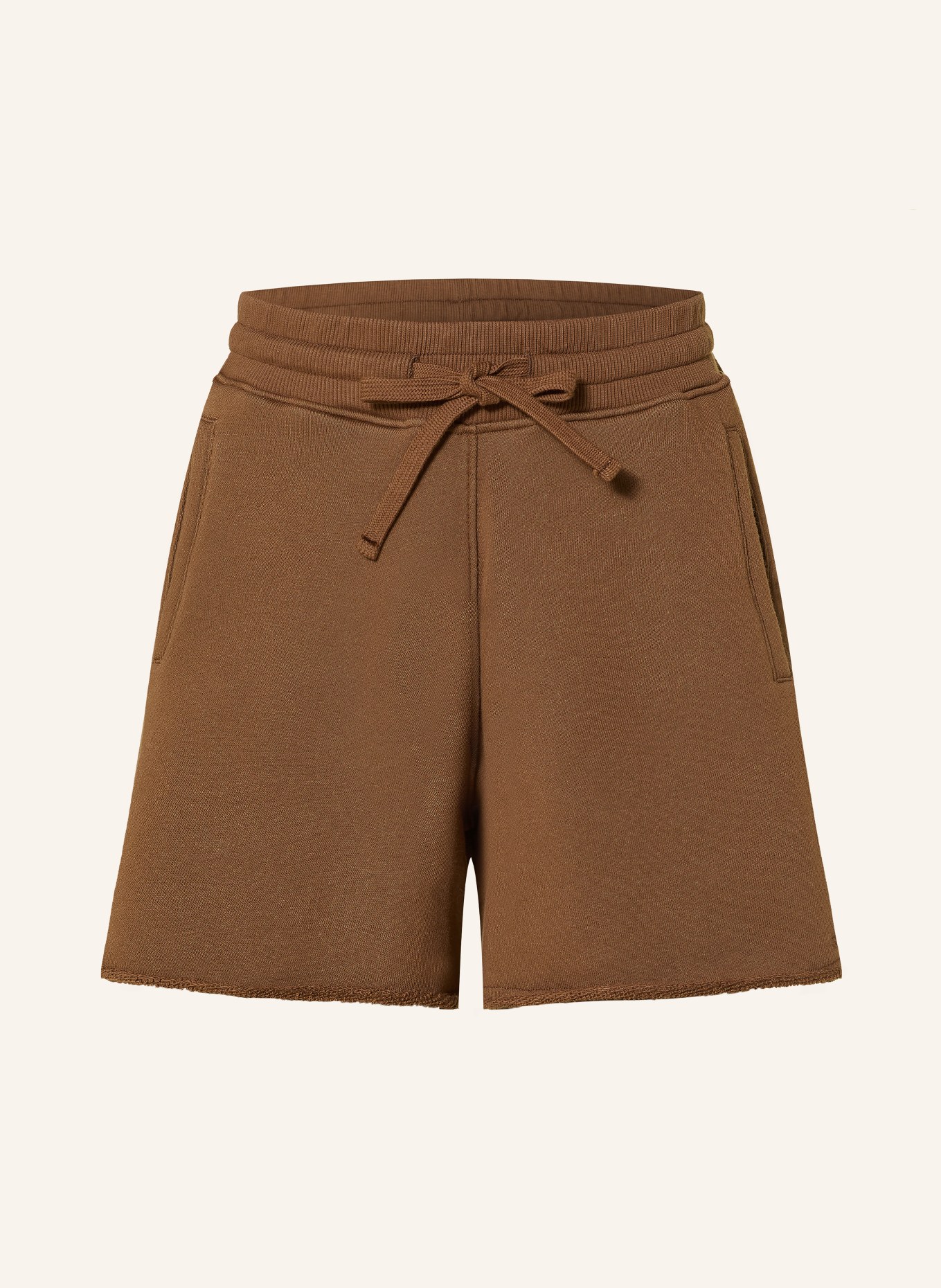 Rich & Royal sweat shorts: BROWN