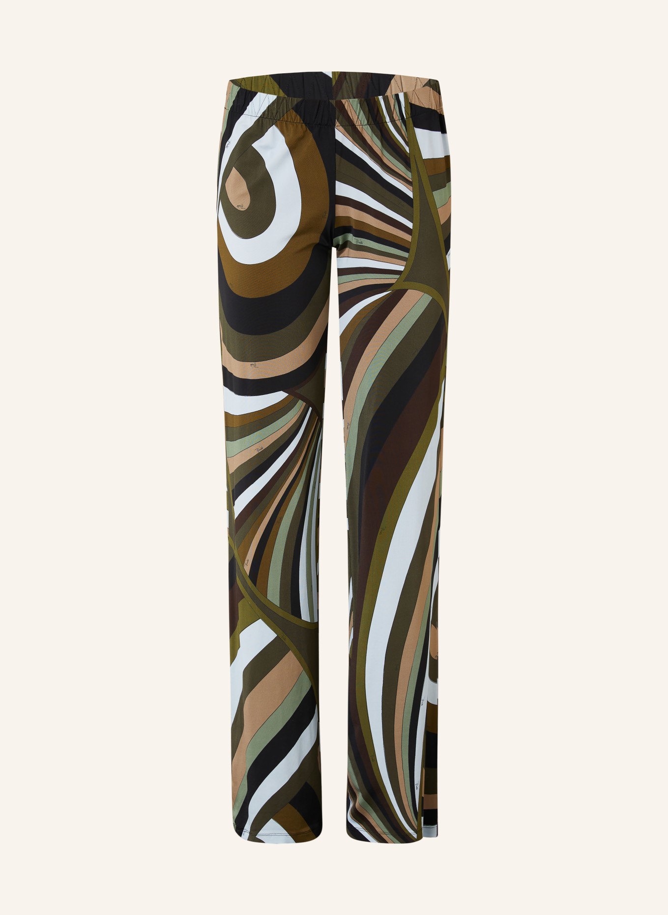 PUCCI Jersey pants: OLIVE / BROWN / LIGHT BLUE