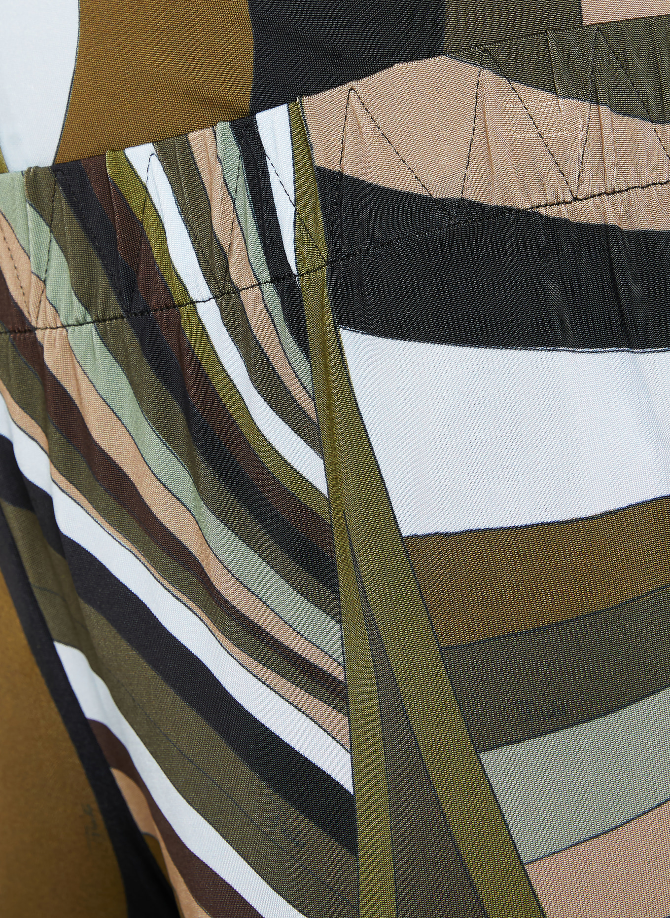 PUCCI Jersey pants: OLIVE / BROWN / LIGHT BLUE