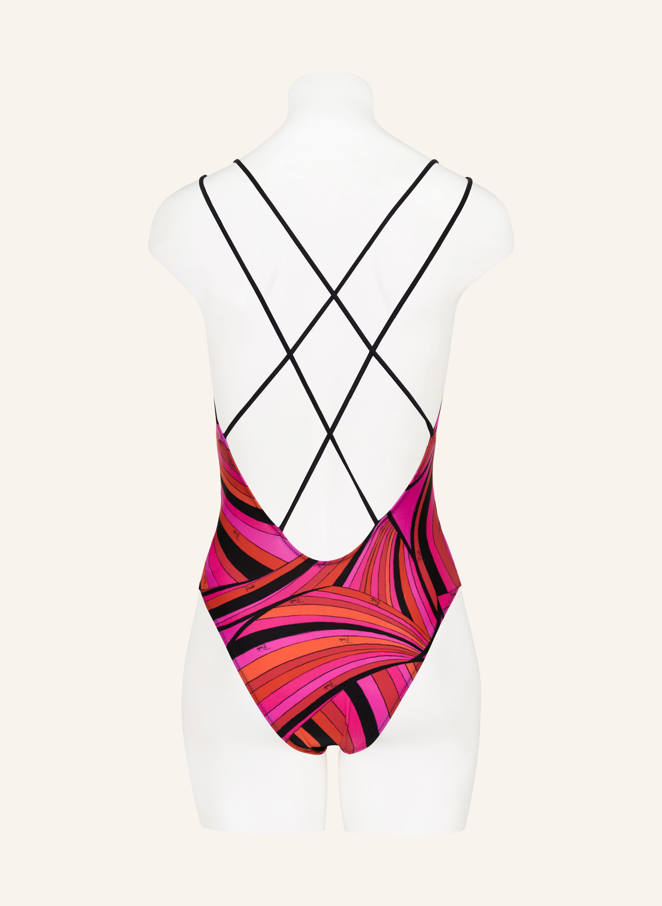 PUCCI Maillot de bain: ROSE FUCHSIA / ROUGE / NOIR