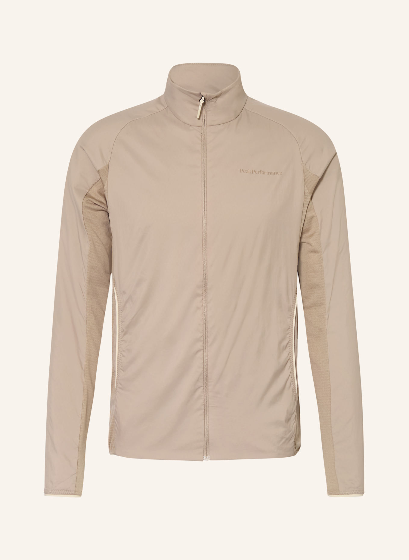 Peak Performance Hybridní lyžařská bunda FREELIGHT HYBRID LINER: BÉŽOVÁ