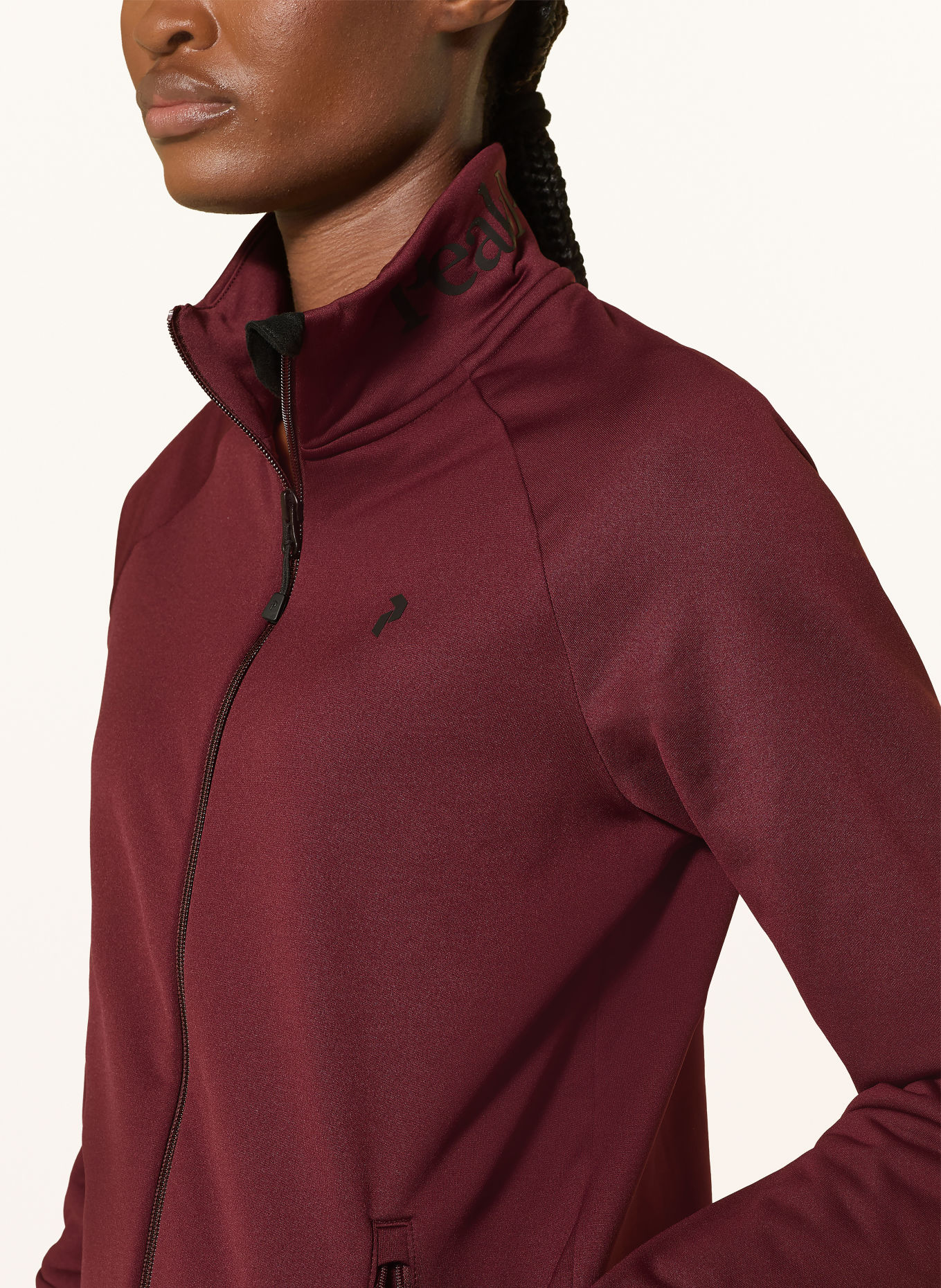 Peak Performance Fleecejacke RIDER: DUNKELROT