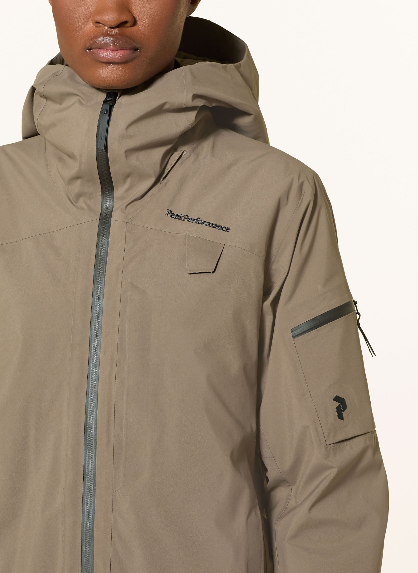 Peak Performance Veste de ski ALPINE GORE-TEX INSULATED: MARRON CLAIR