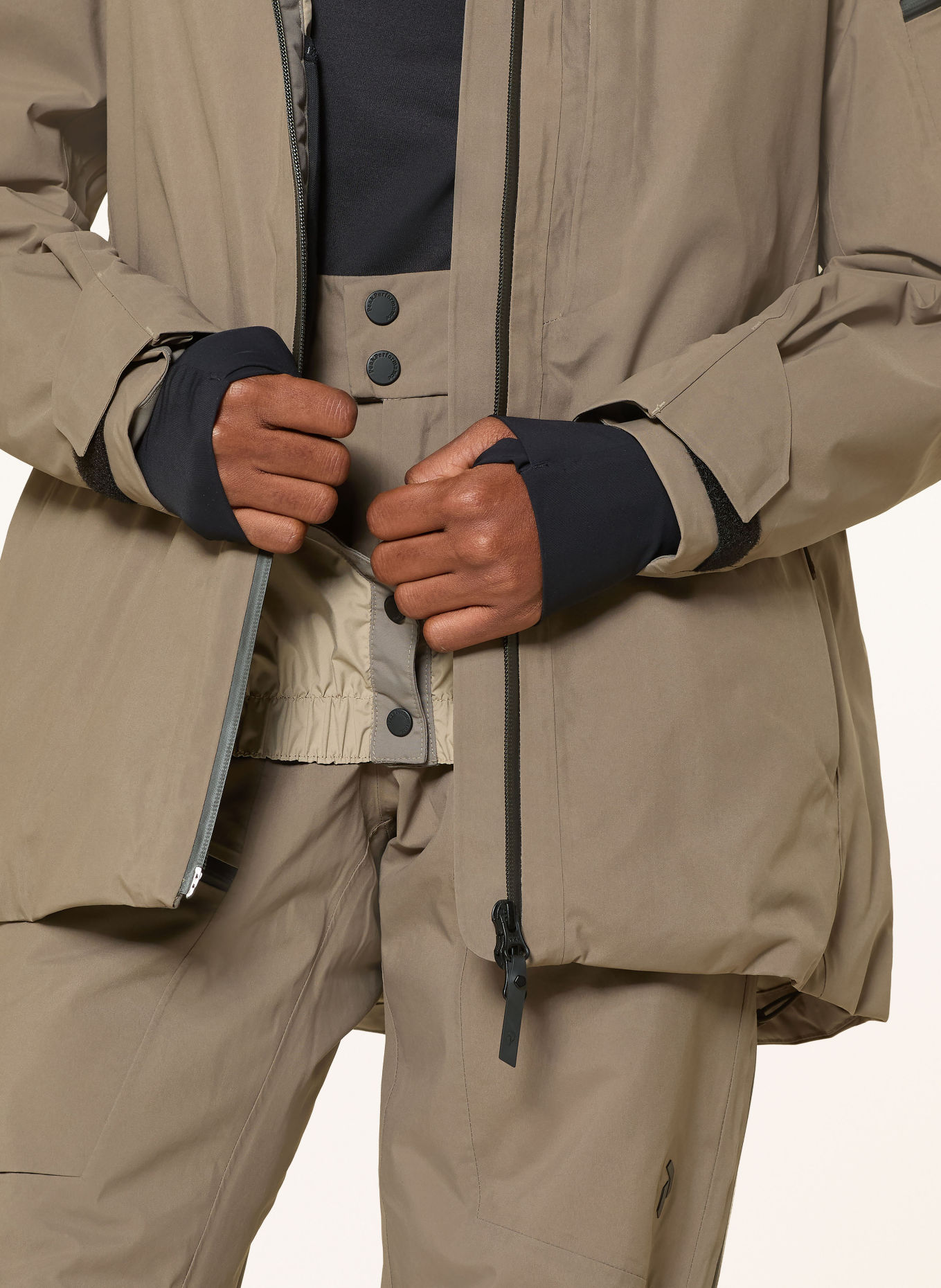 Peak Performance Veste de ski ALPINE GORE-TEX INSULATED: MARRON CLAIR
