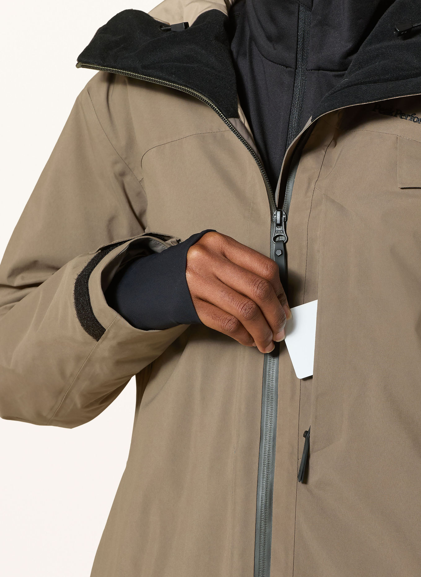 Peak Performance Veste de ski ALPINE GORE-TEX INSULATED: MARRON CLAIR