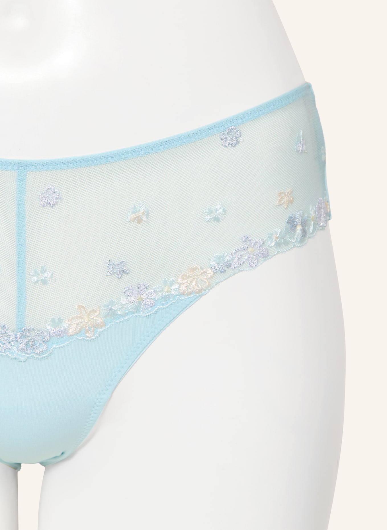 mey Seria majtek PRETTY JOAN z brokatową przędzą: TURKUSOWY