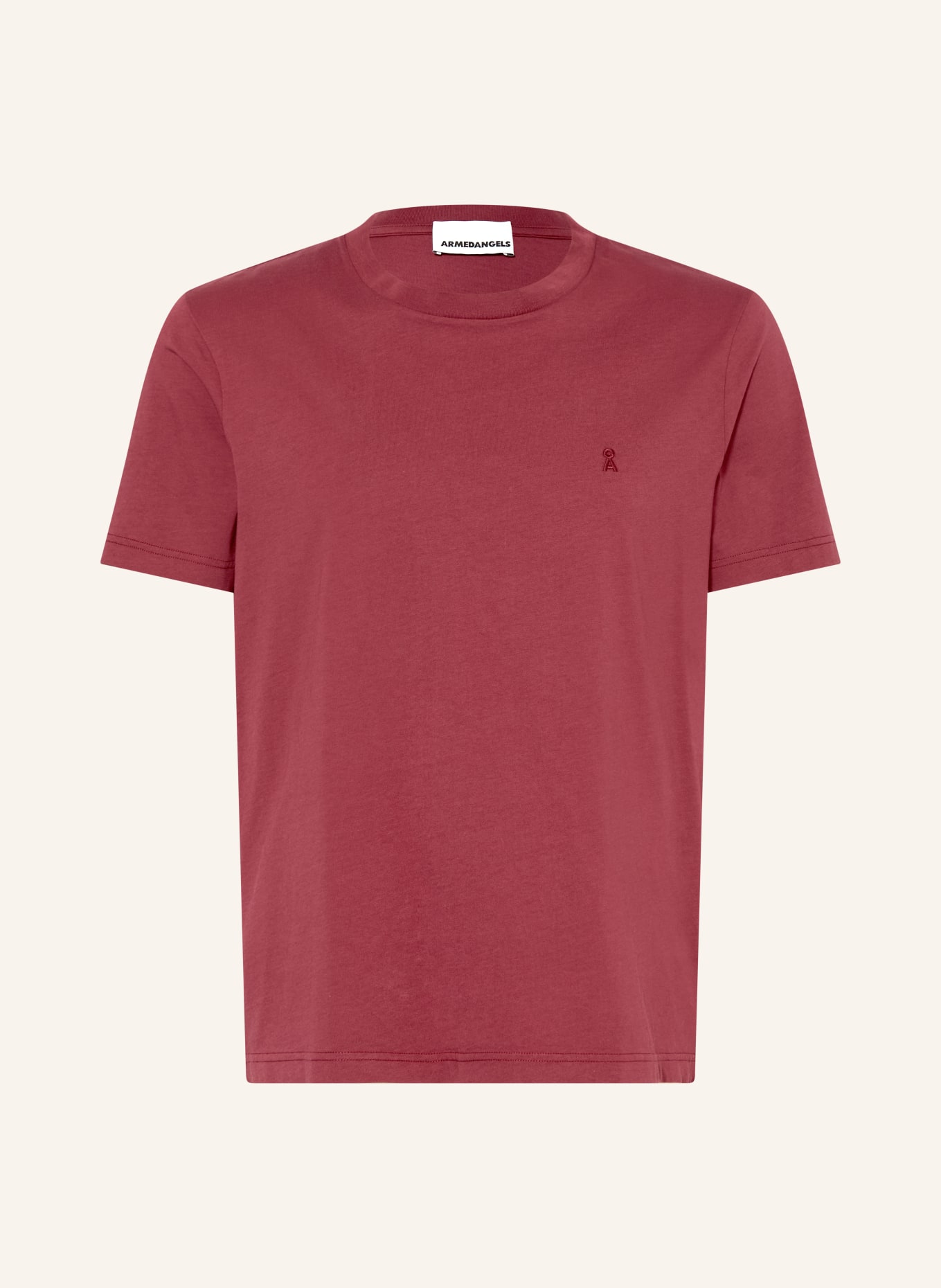 ARMEDANGELS T-shirt JAAMES: DONKERROOD