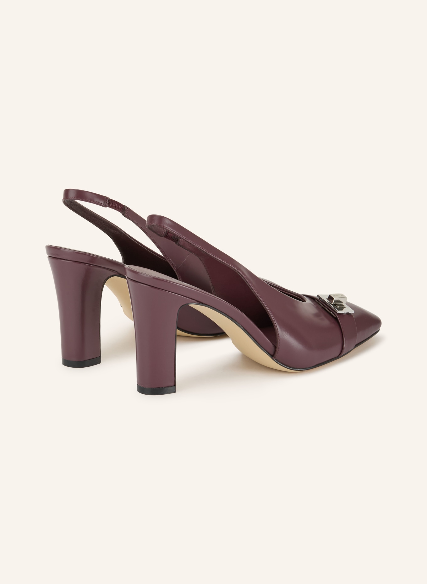MARC CAIN Sling-back pumps: DARK RED
