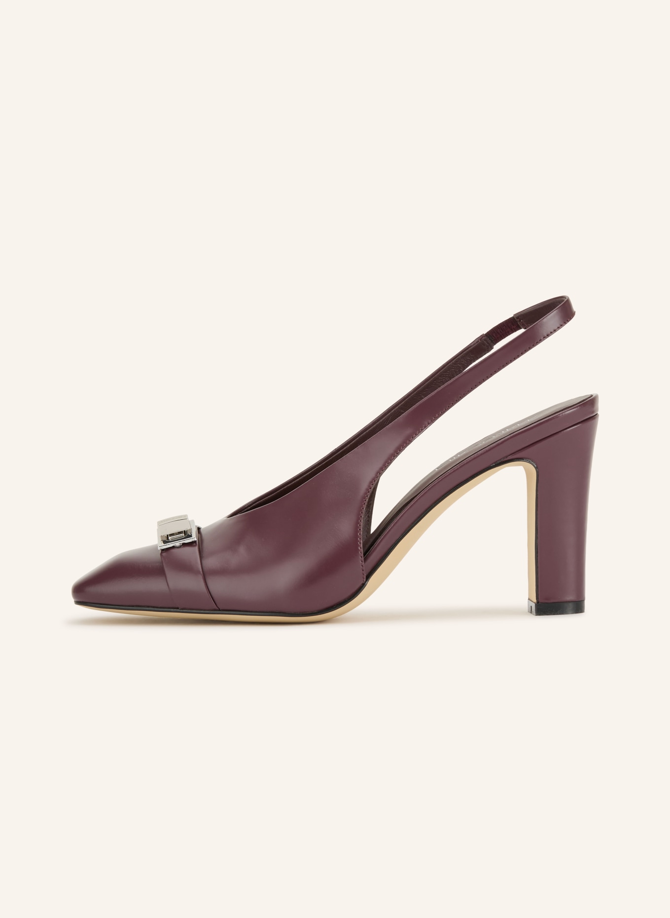 MARC CAIN Sling-back pumps: DARK RED