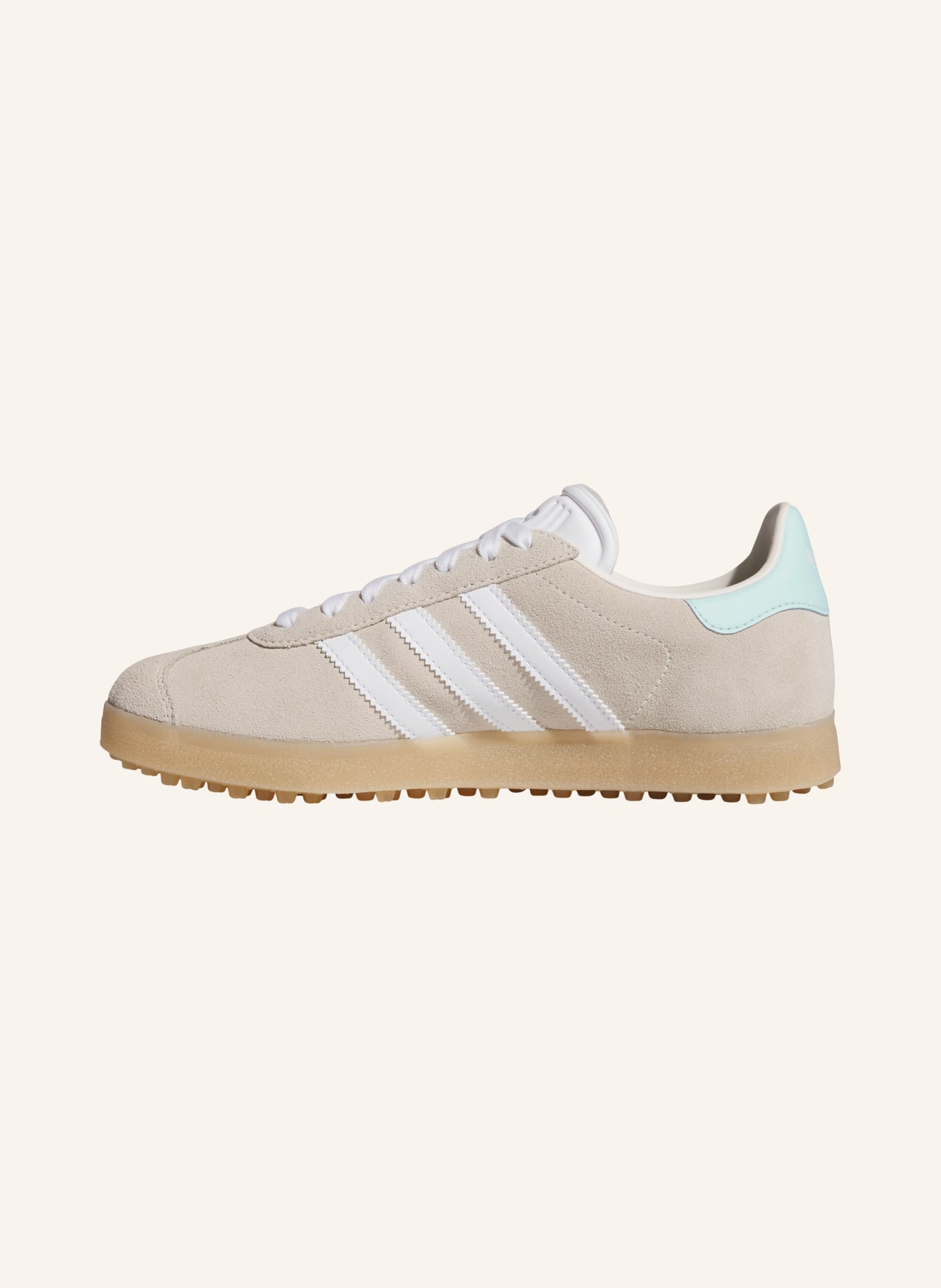 adidas Originals Golfschuhe GAZELLE GOLF: BEIGE / MINT / WEISS