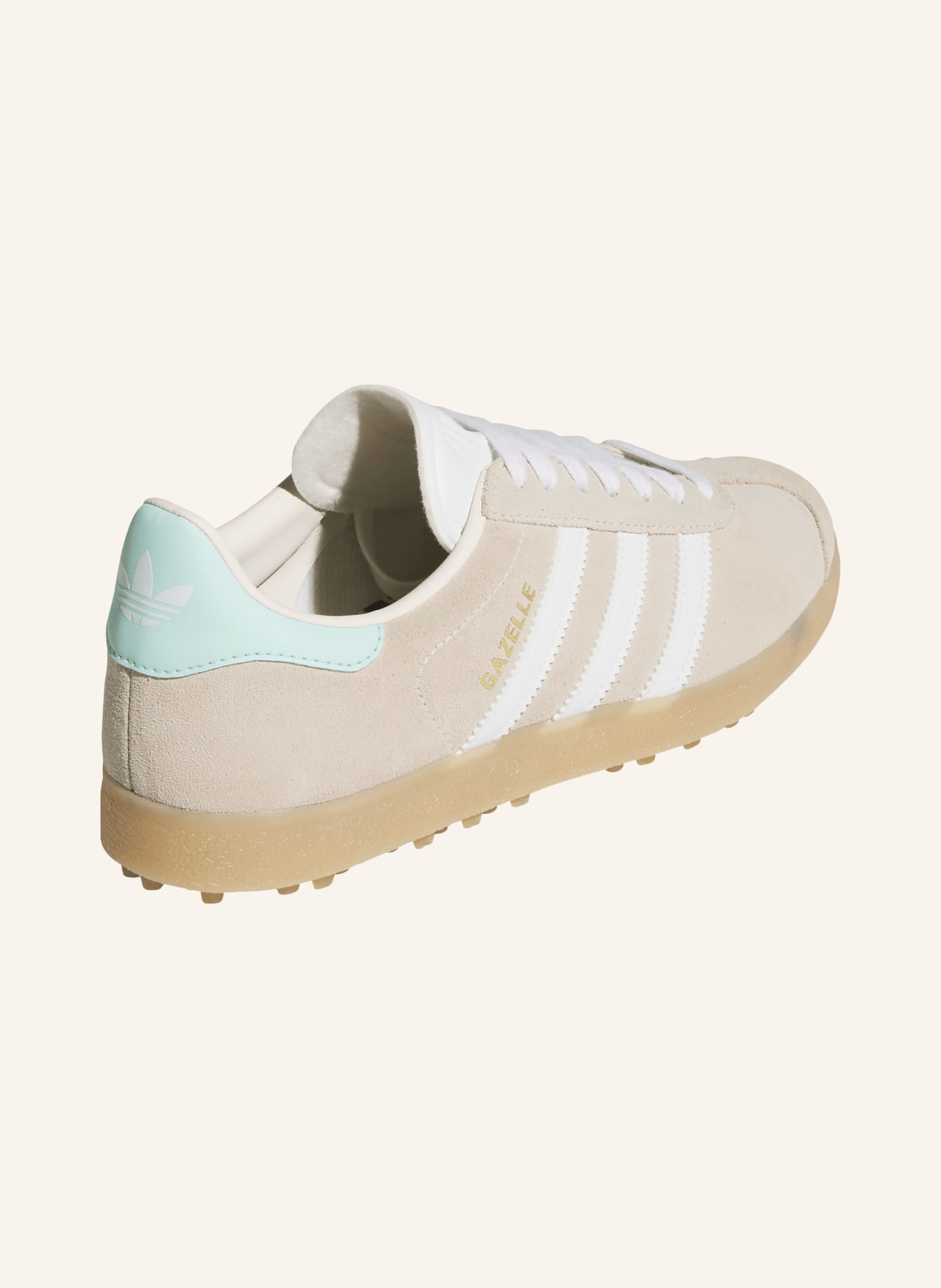 adidas Originals Golfschuhe GAZELLE GOLF: BEIGE / MINT / WEISS