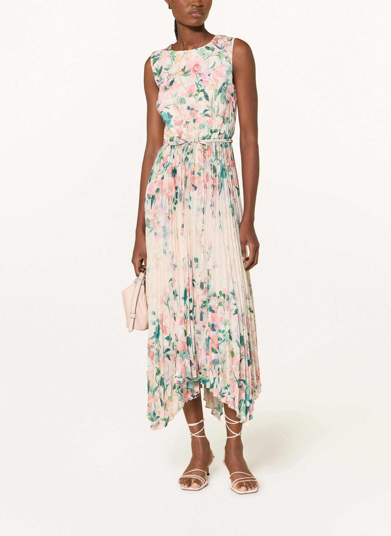 Phase Eight Robe GEORGIANA à plis: ROSÉ