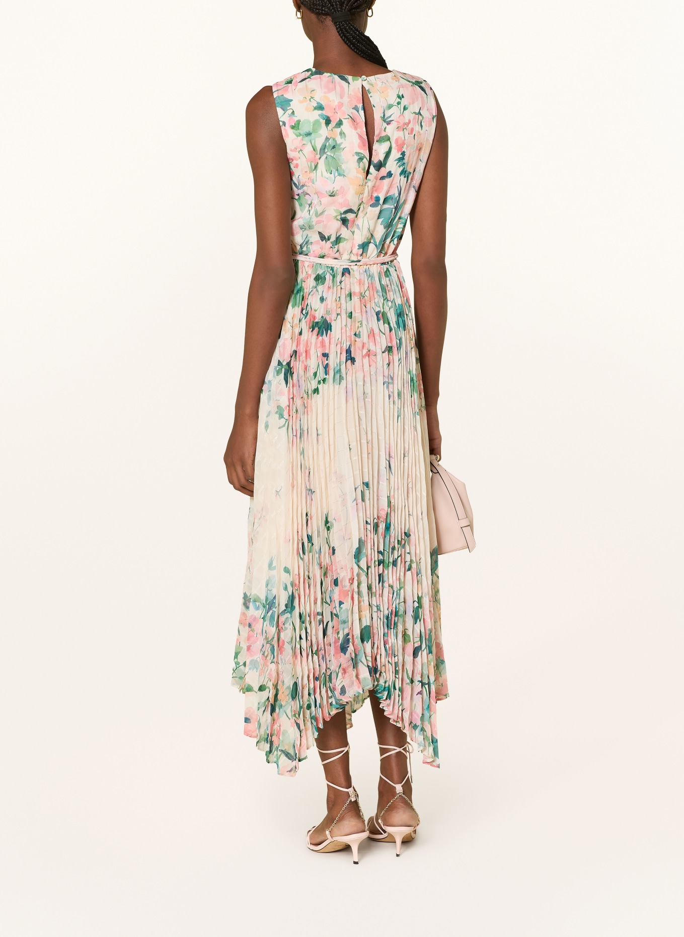 Phase Eight Robe GEORGIANA à plis: ROSÉ