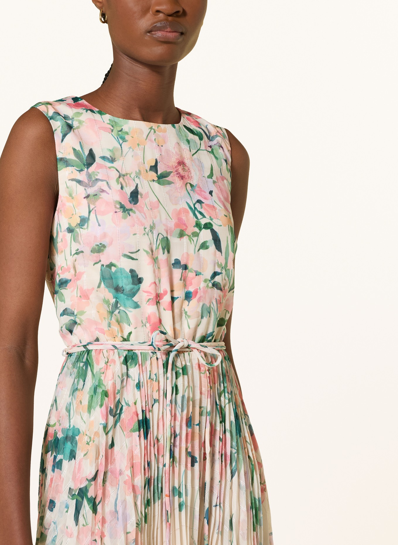 Phase Eight Robe GEORGIANA à plis: ROSÉ