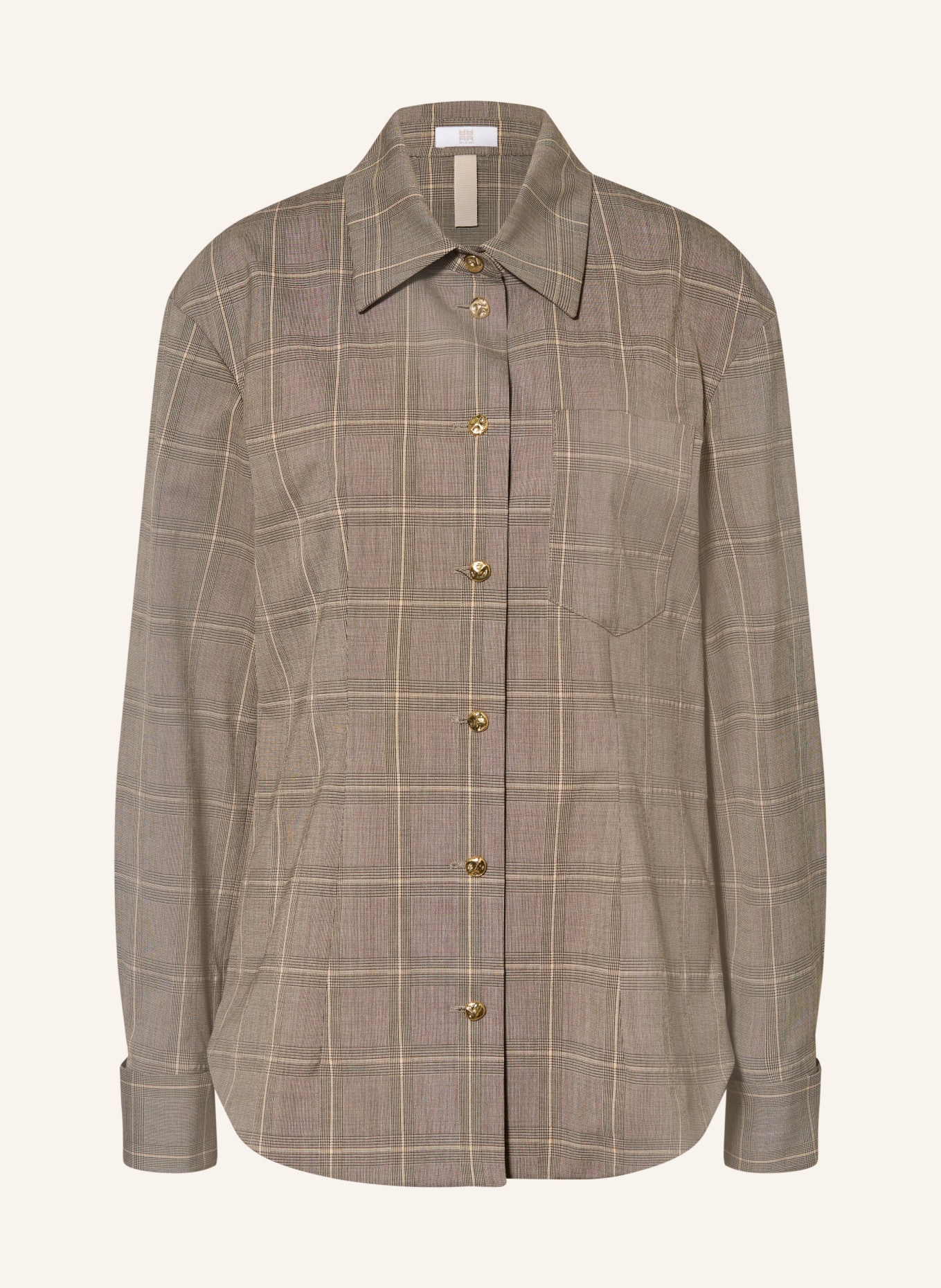 RIANI chemise: TAUPE / CHAMEAU / MARRON
