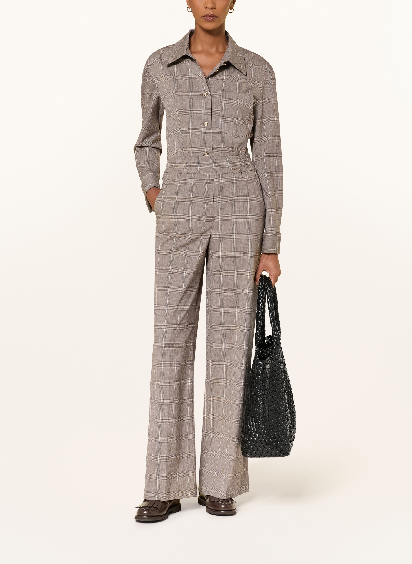 RIANI Marlenehose: GRAU / BEIGE / SCHWARZ
