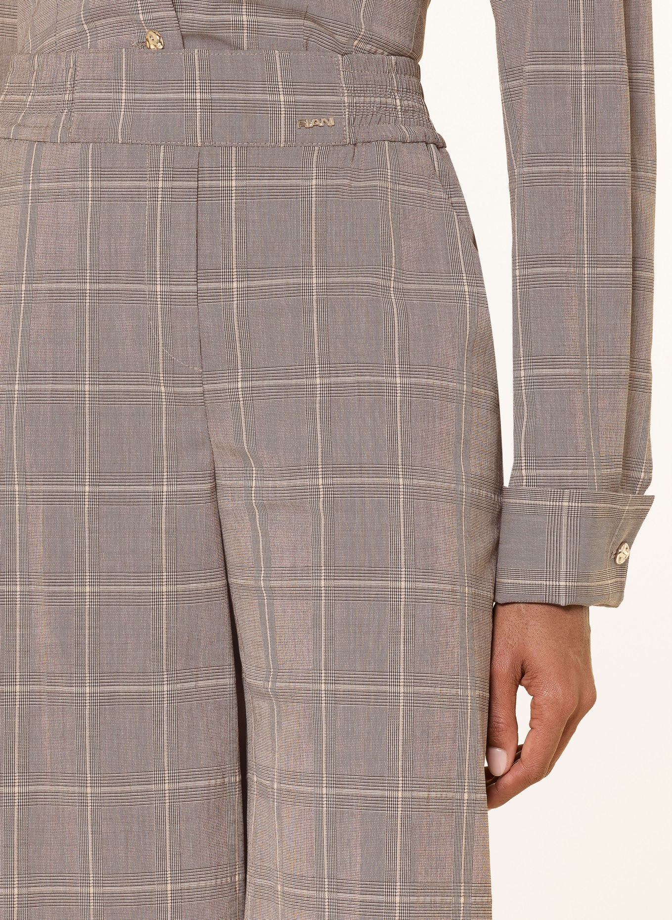 RIANI Marlenehose: GRAU / BEIGE / SCHWARZ