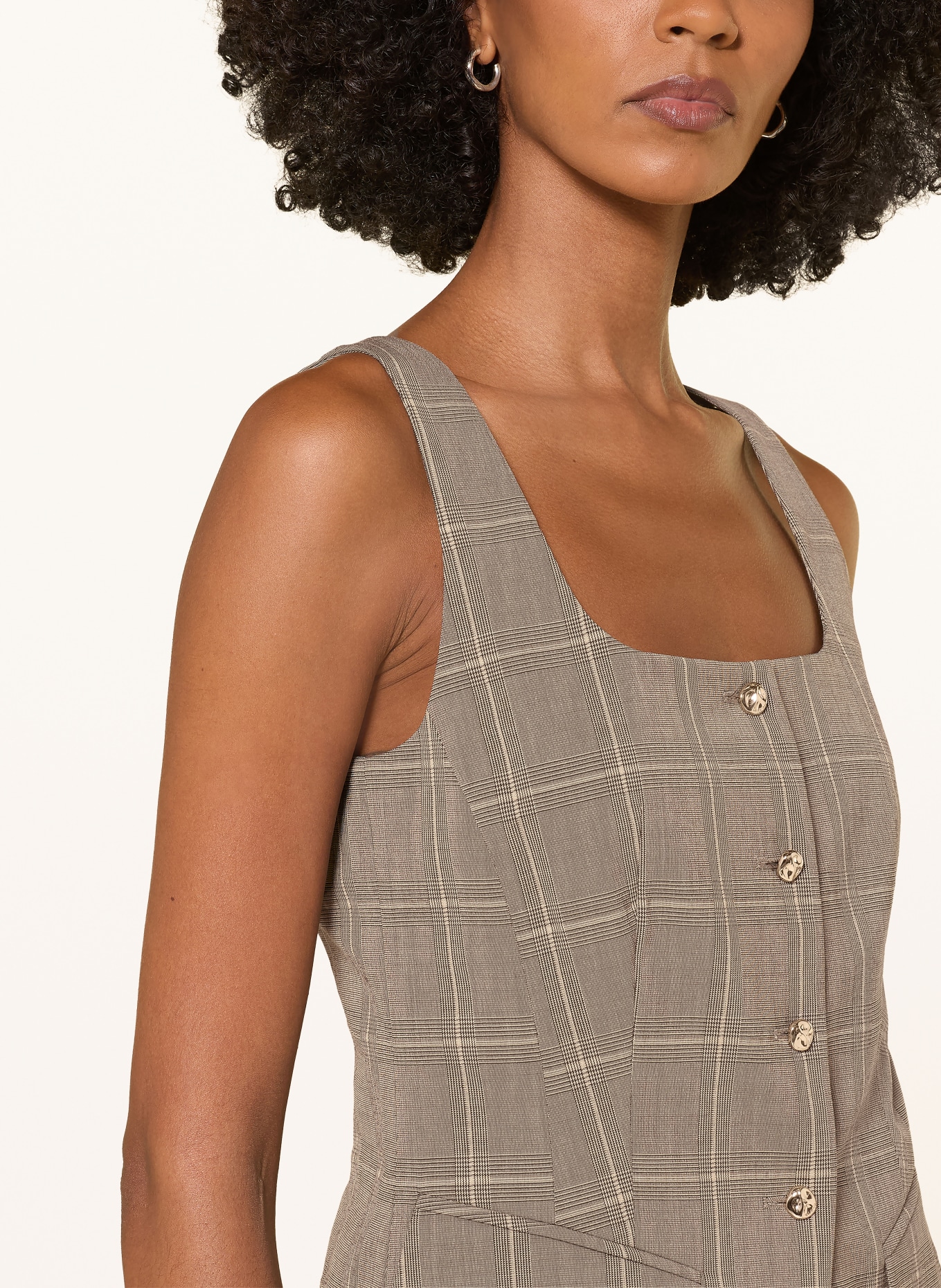 RIANI Blazer vest: TAUPE / CAMEL / BROWN