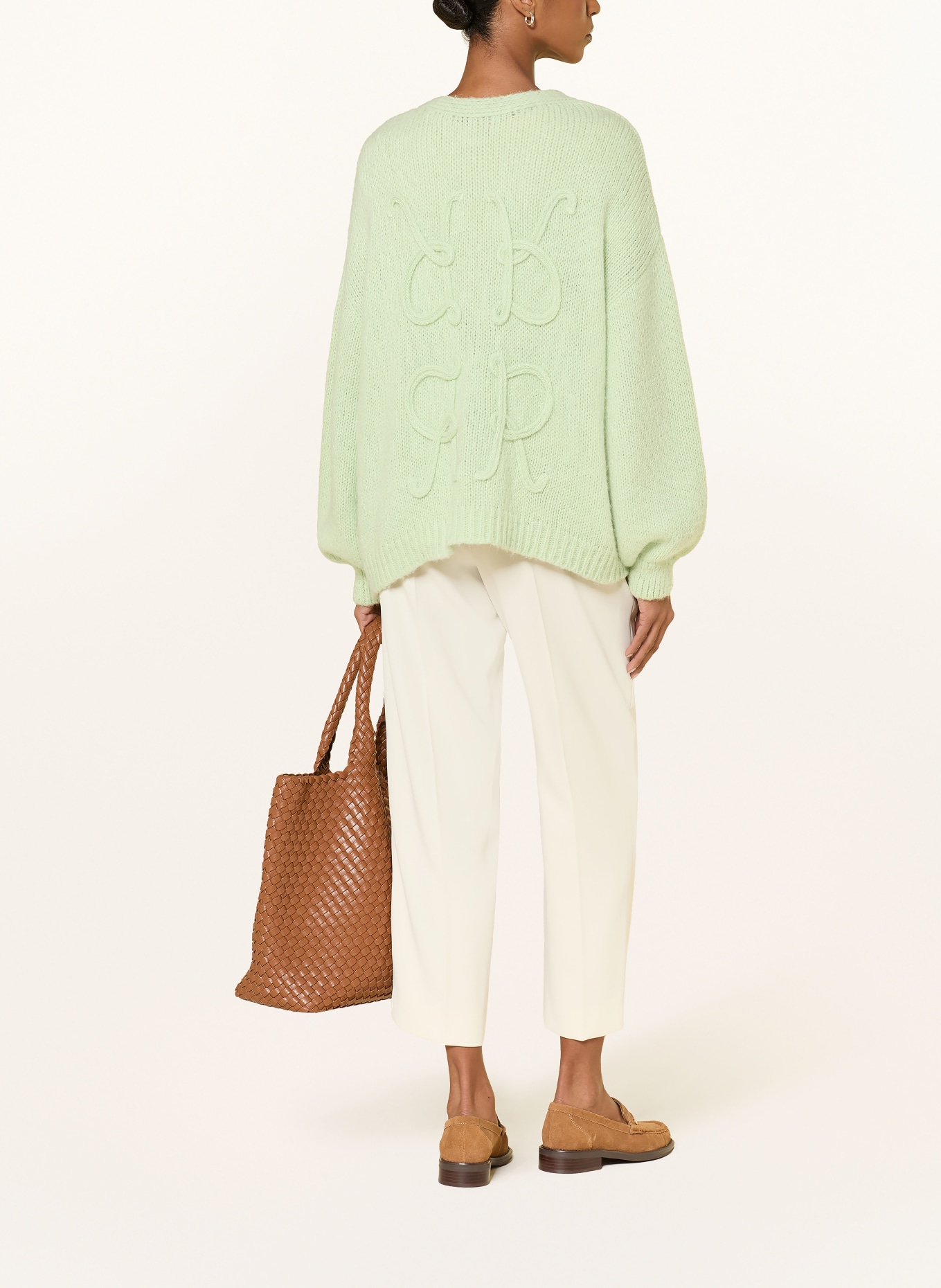RIANI pantalon 7/8: CRÈME