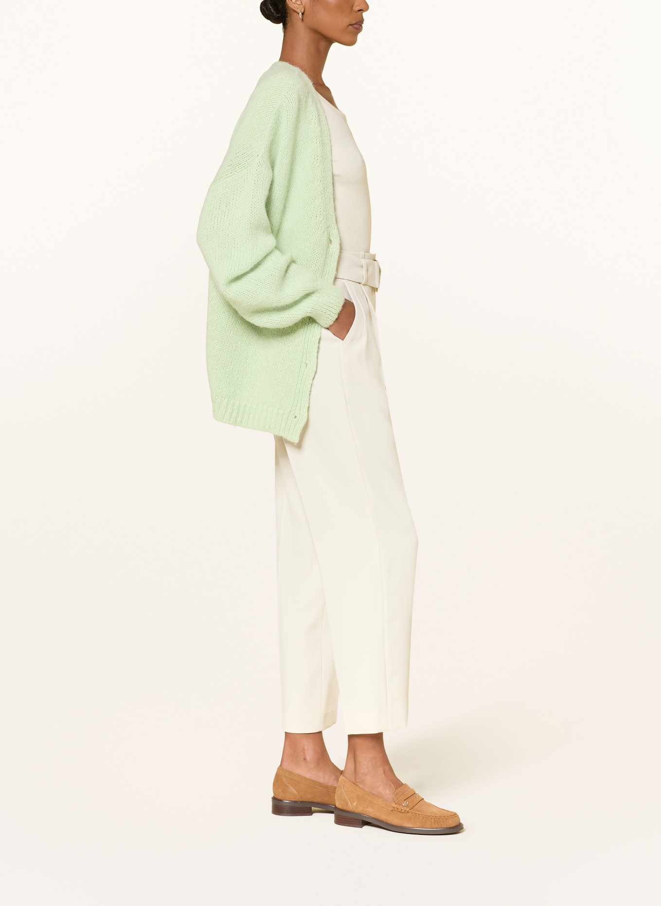 RIANI pantalon 7/8: CRÈME