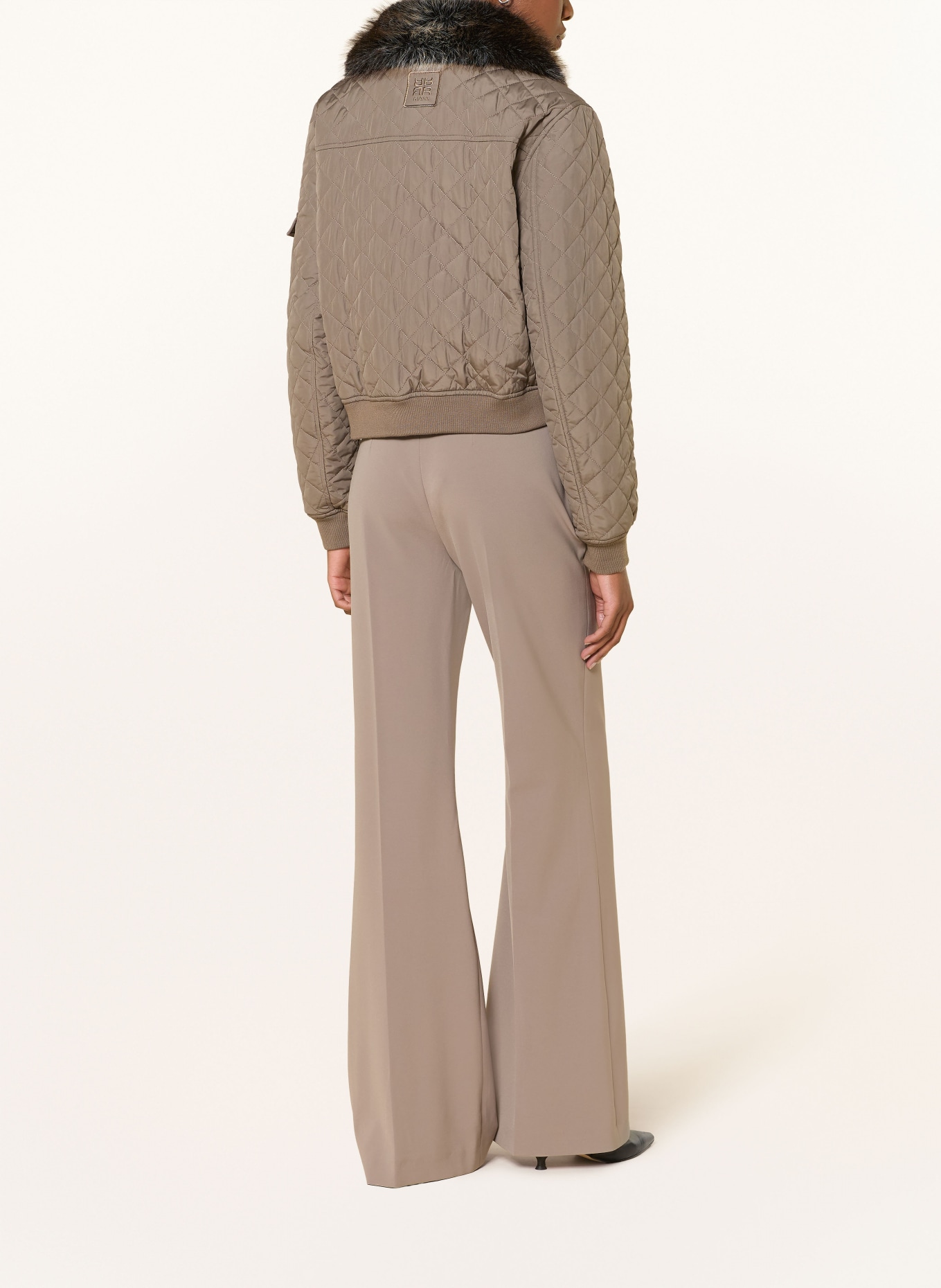 RIANI Pants: TAUPE