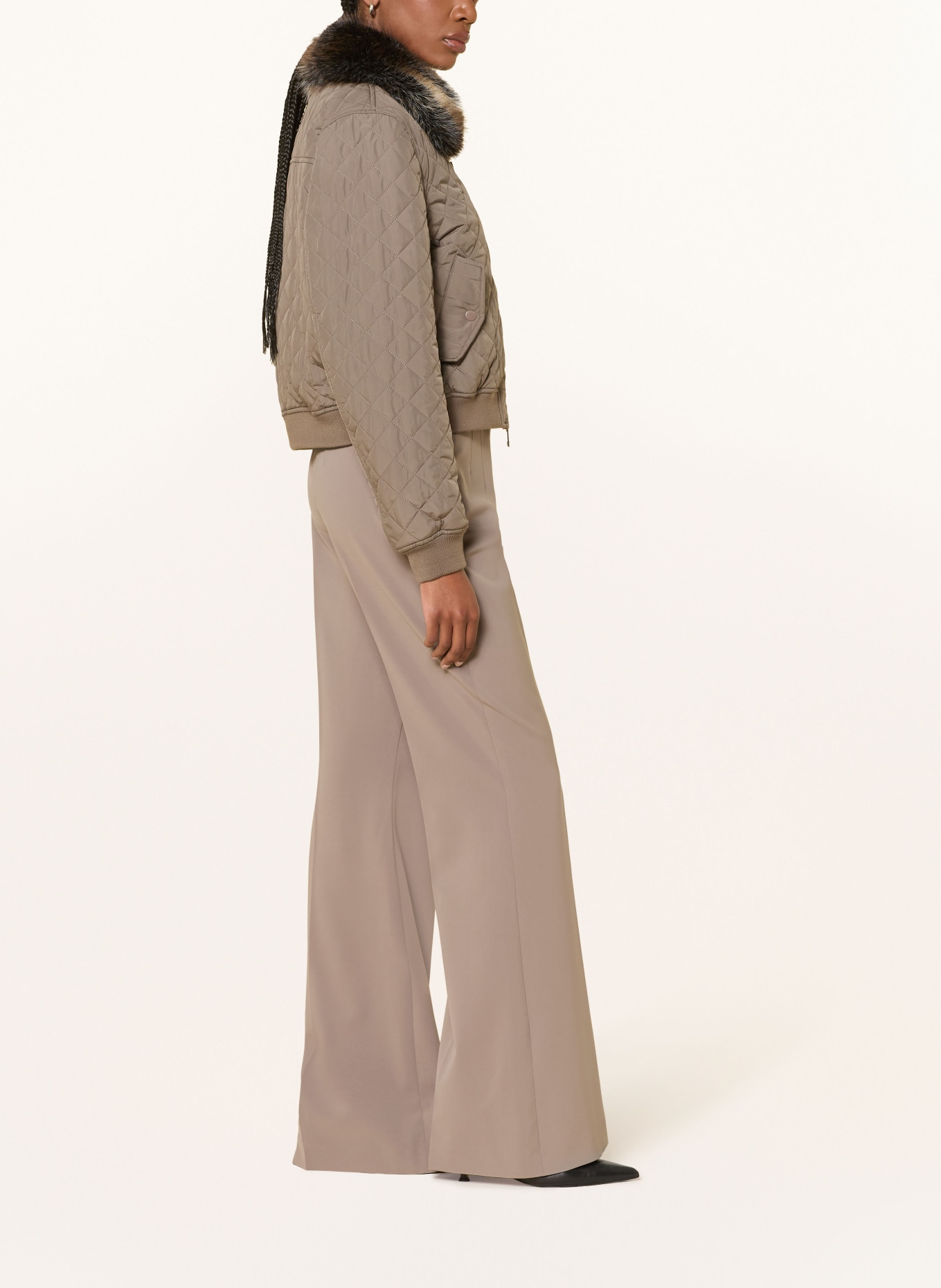 RIANI Pants: TAUPE