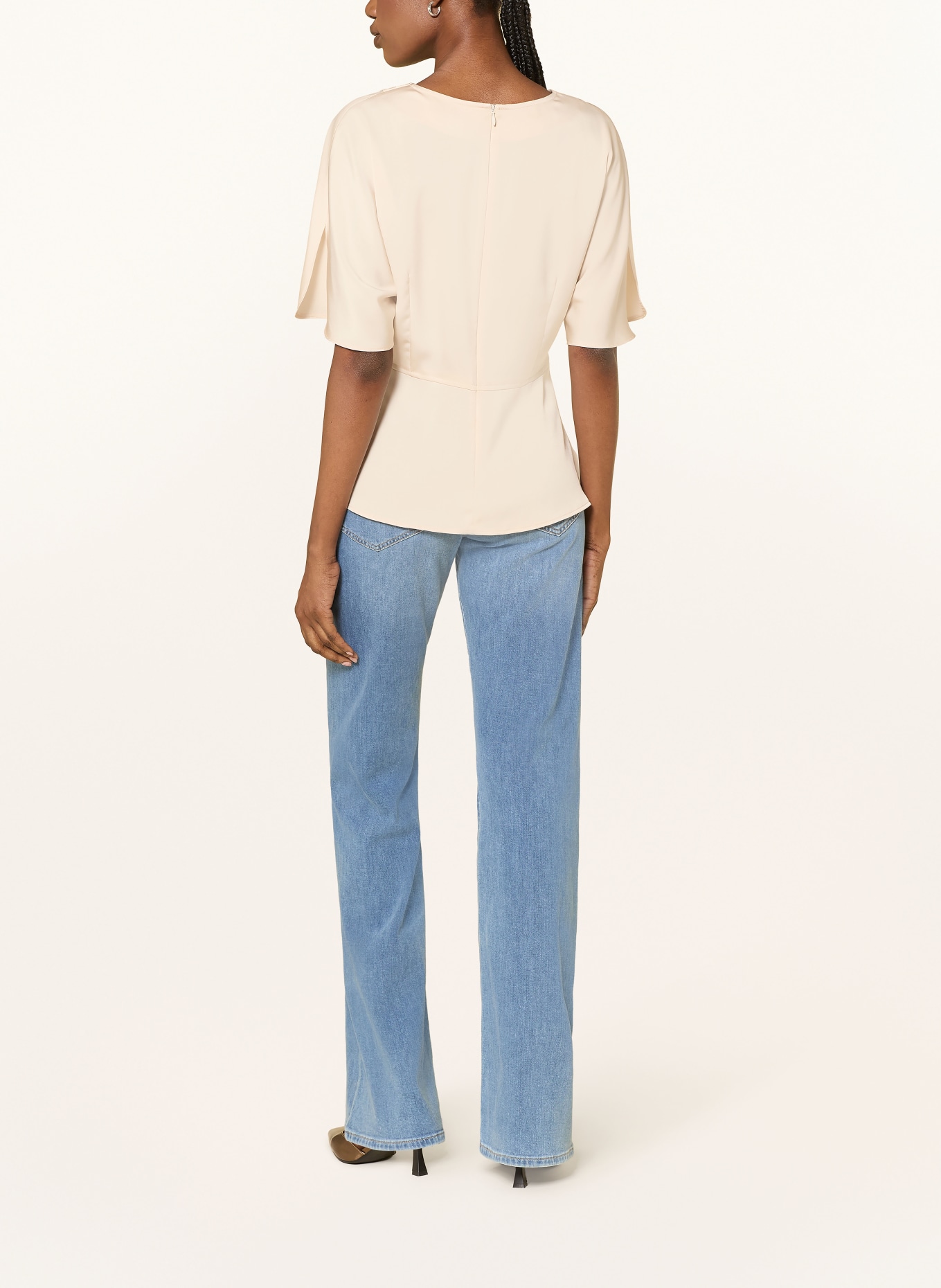 RIANI Blusenshirt aus Satin: ECRU