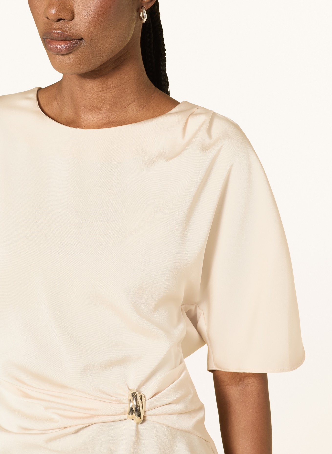 RIANI Blusenshirt aus Satin: ECRU