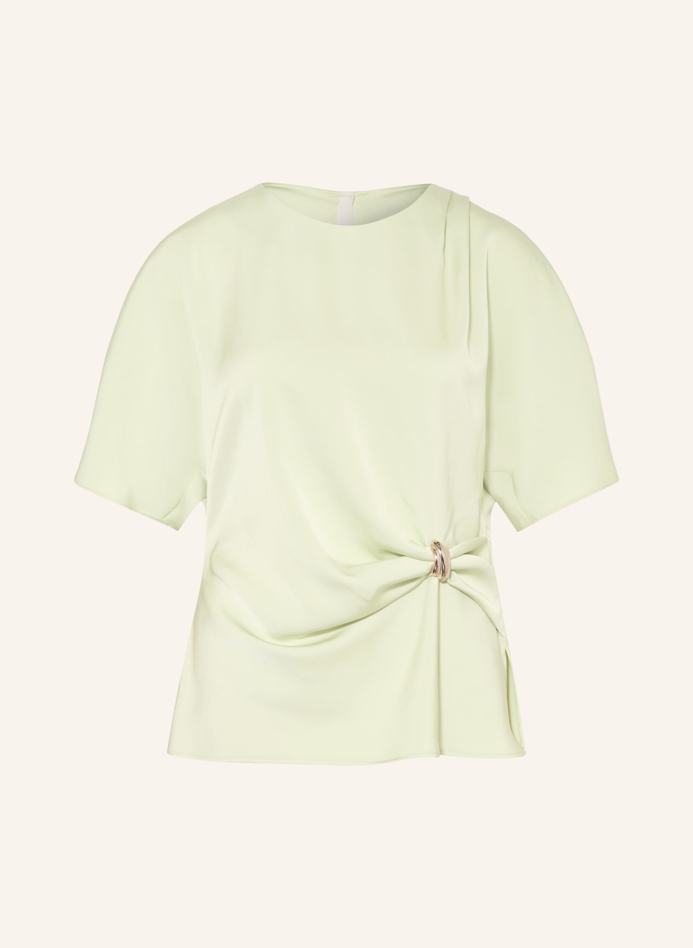 RIANI Blusenshirt aus Satin: HELLGRÜN