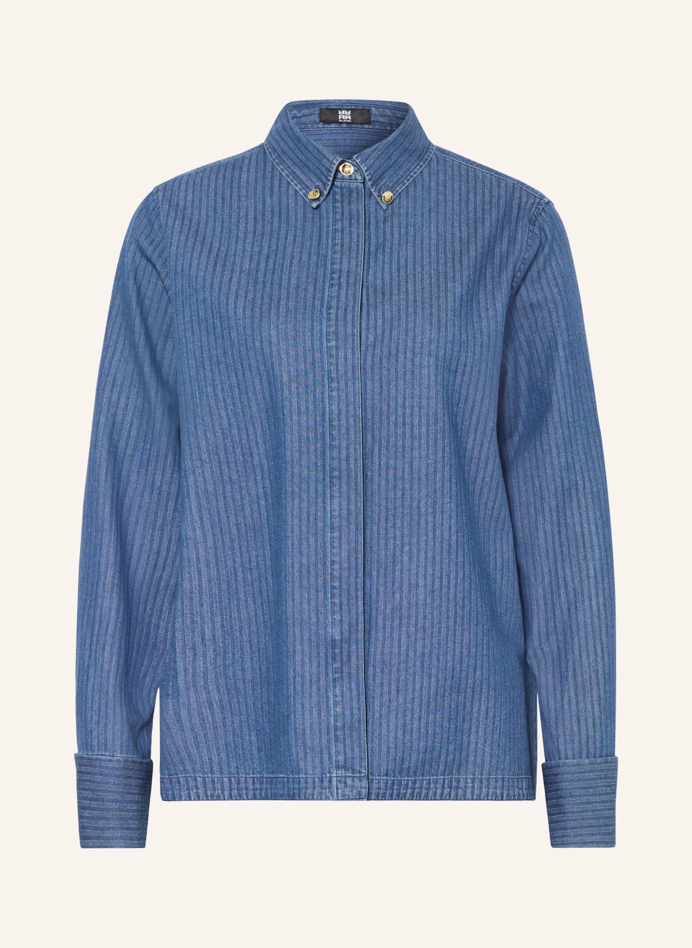 RIANI Jeansbluse: DUNKELBLAU / BLAU