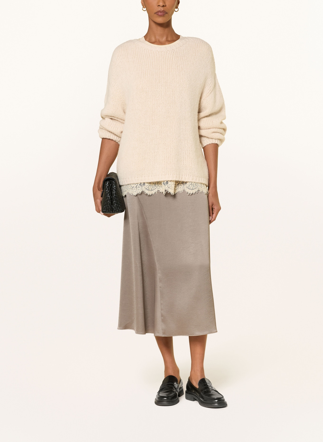 RIANI Pullover mit Alpaka: ECRU