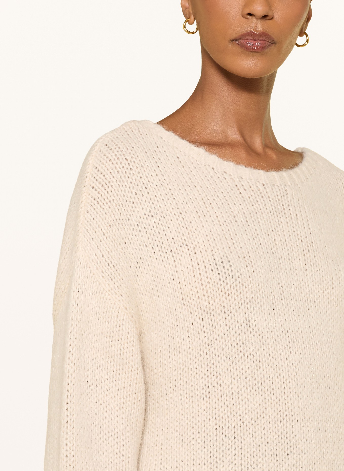 RIANI Pullover mit Alpaka: ECRU