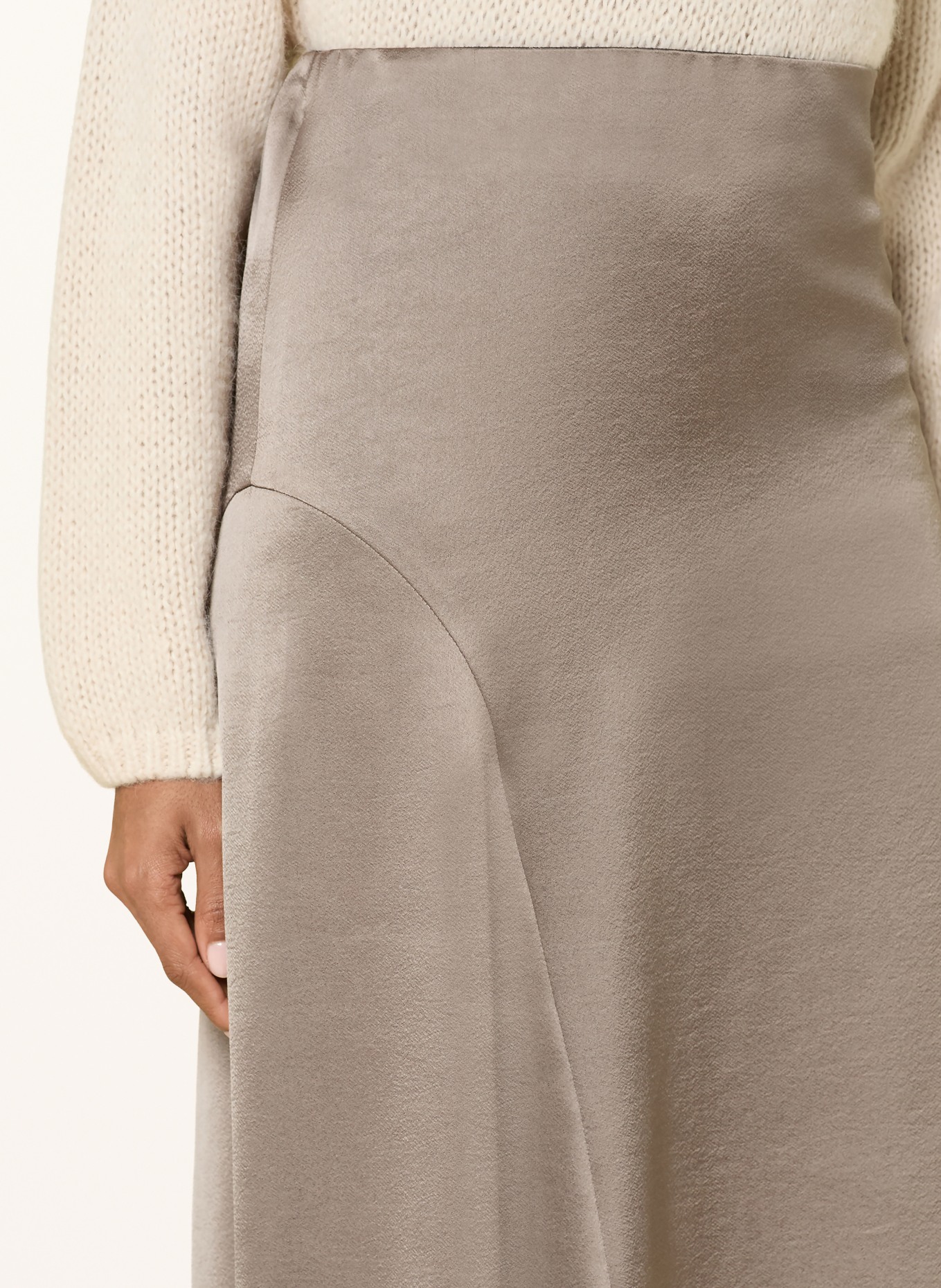 RIANI Satinrock: TAUPE