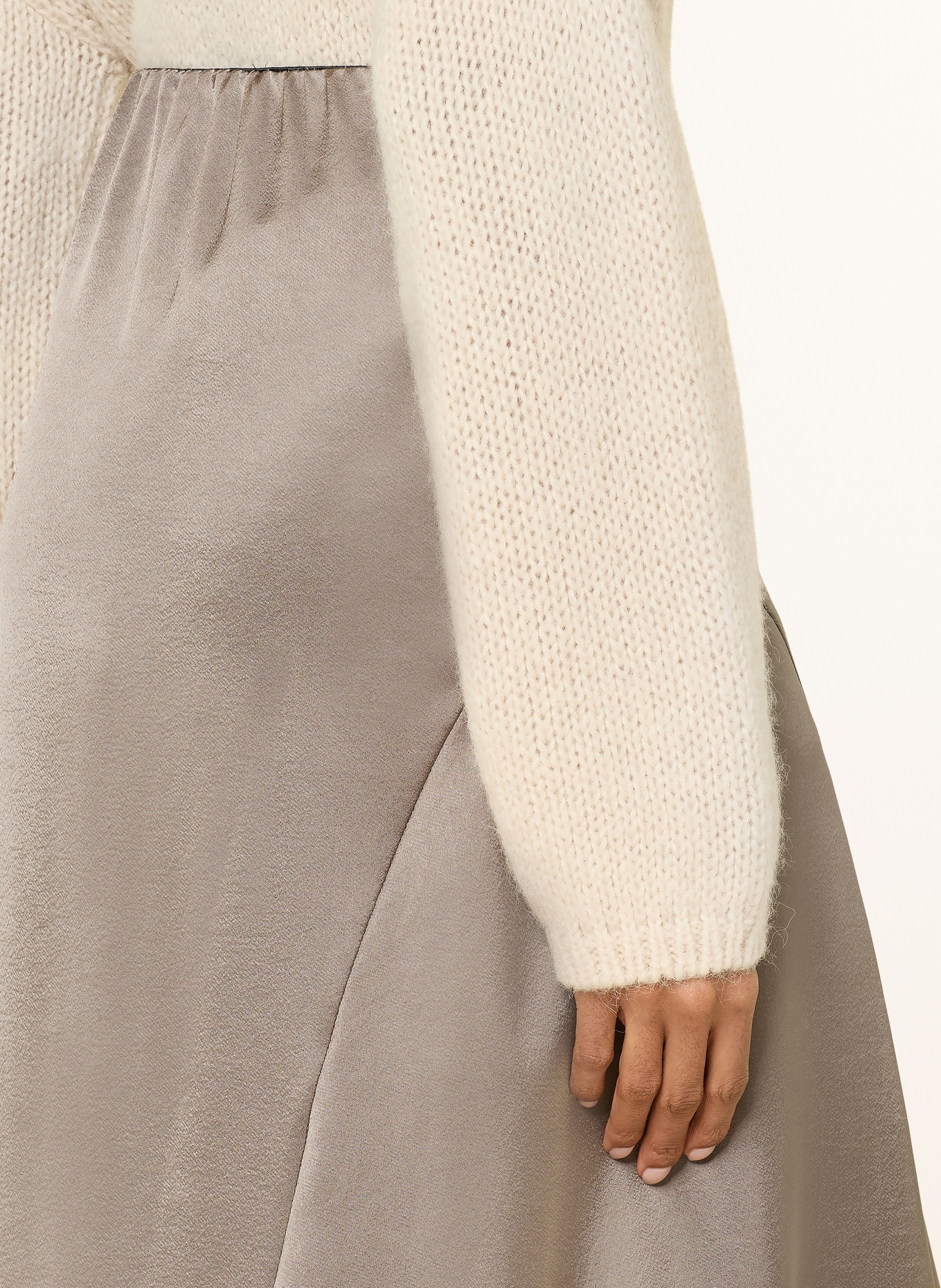 RIANI Satinrock: TAUPE