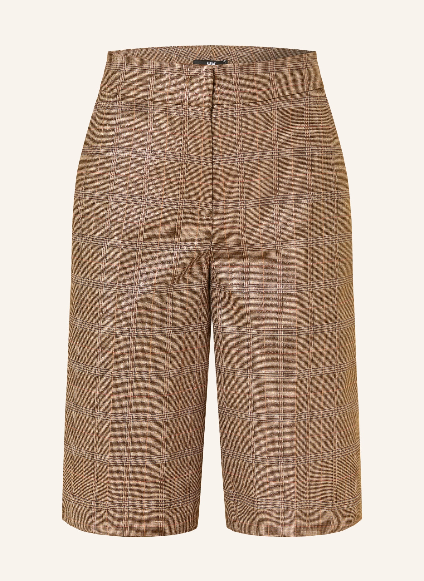 RIANI Bermuda avec des fils pailletés: MARRON / BEIGE