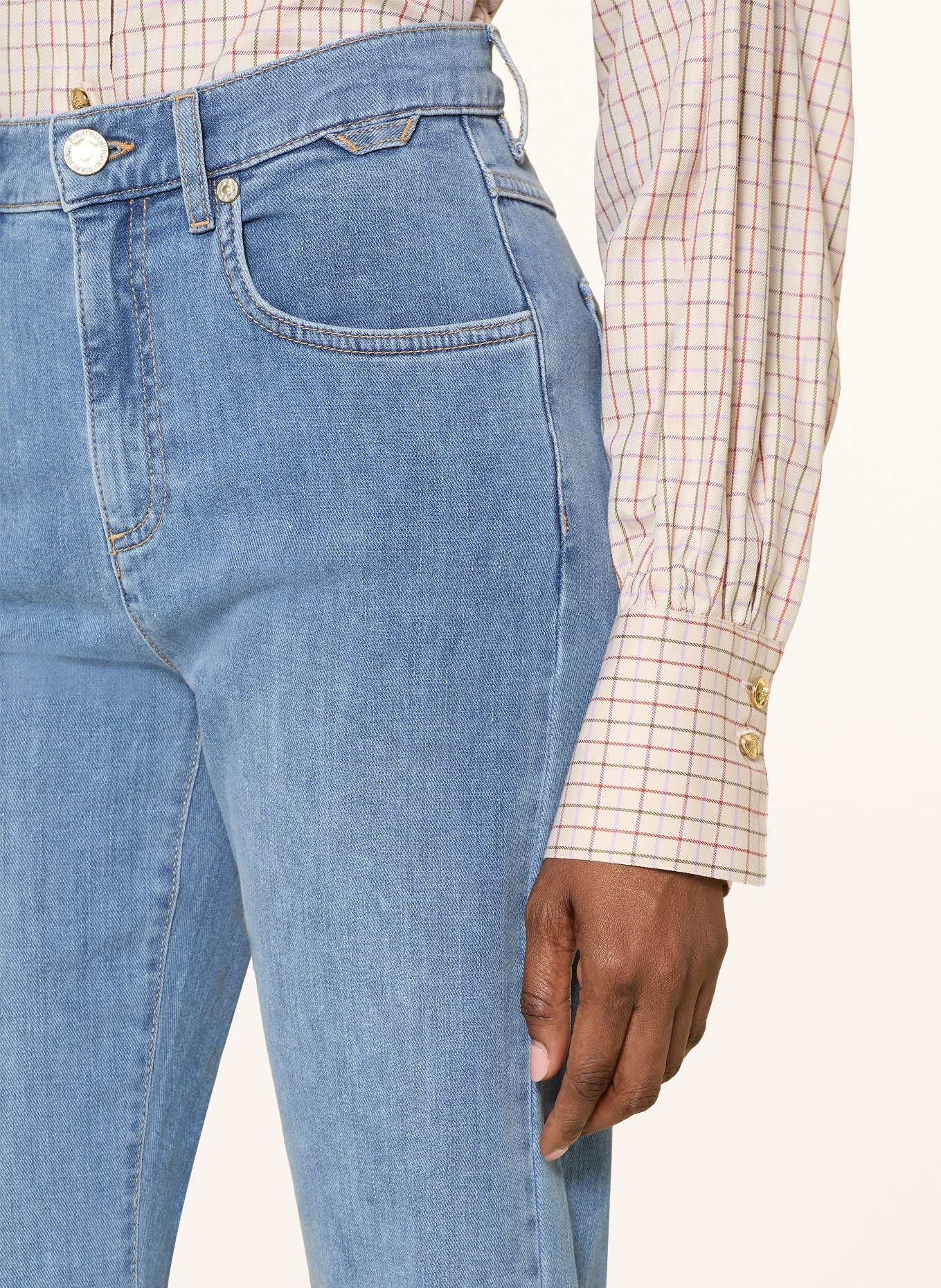 RIANI Blugi bootcut: 410 bleached blue