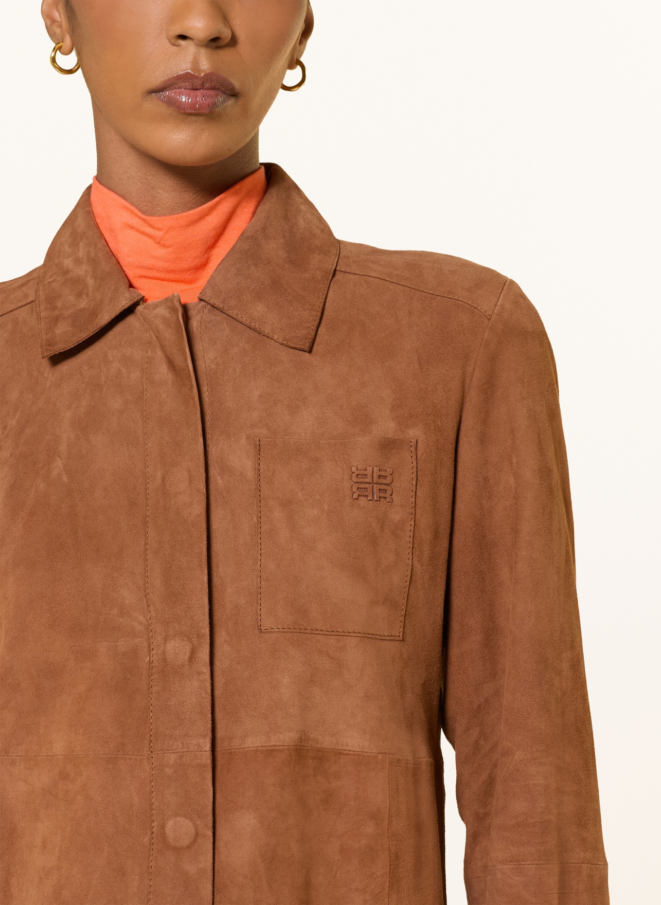 RIANI Lederjacke: COGNAC