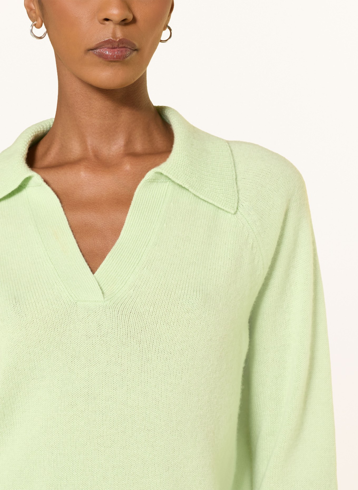 RIANI Pullover mit Cashmere: HELLGRÜN