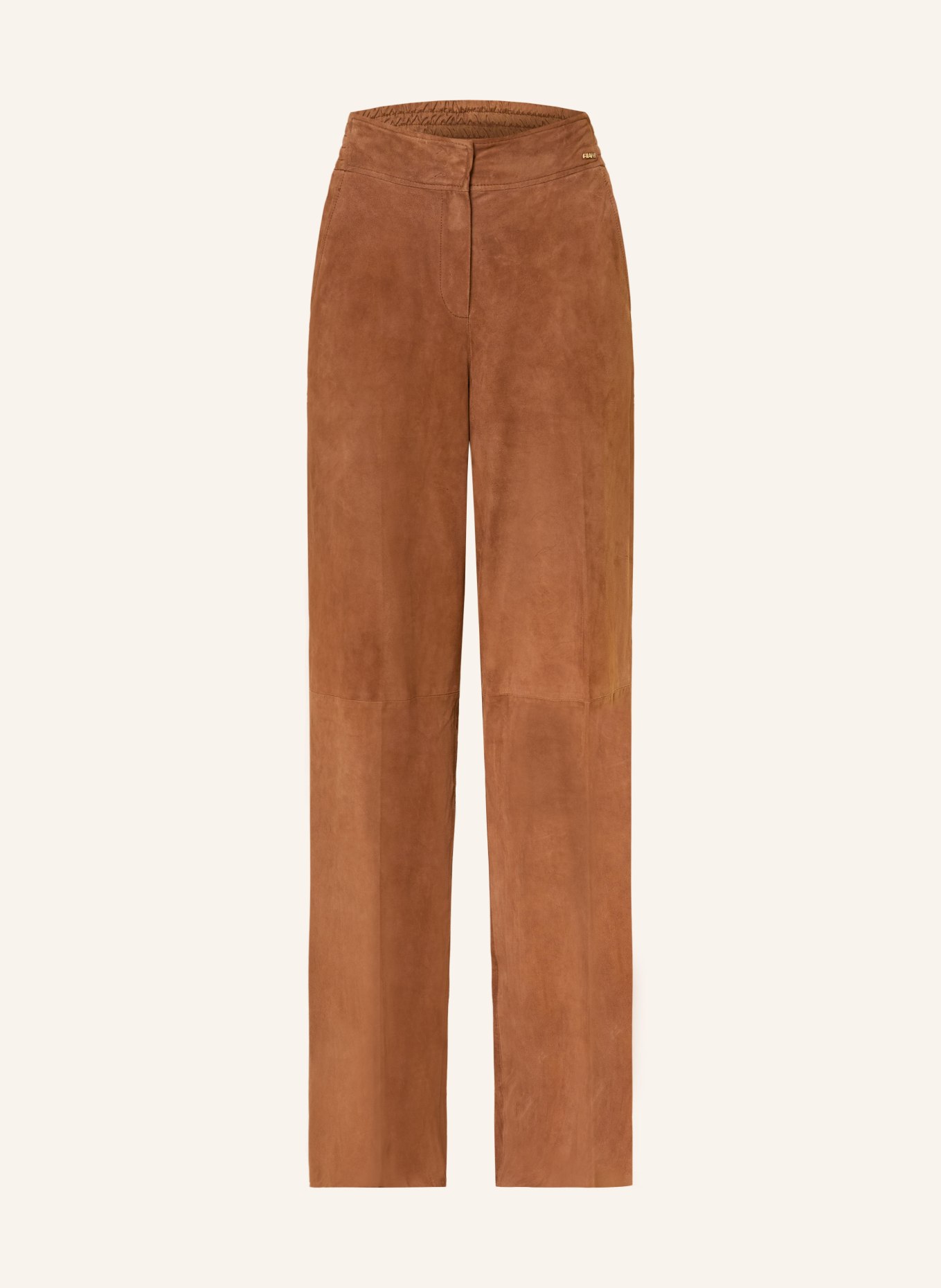 RIANI Lederhose: COGNAC