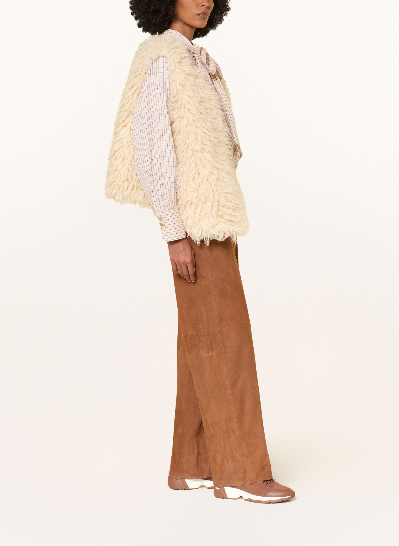 RIANI Lederhose: COGNAC