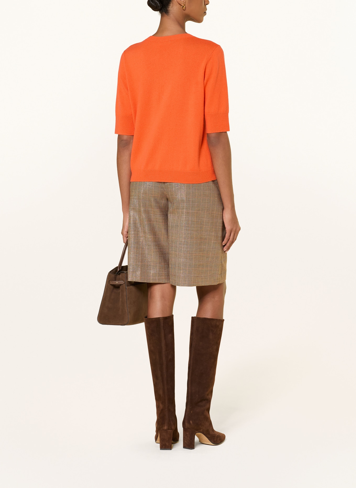 RIANI Vest met kasjmier: ORANJE