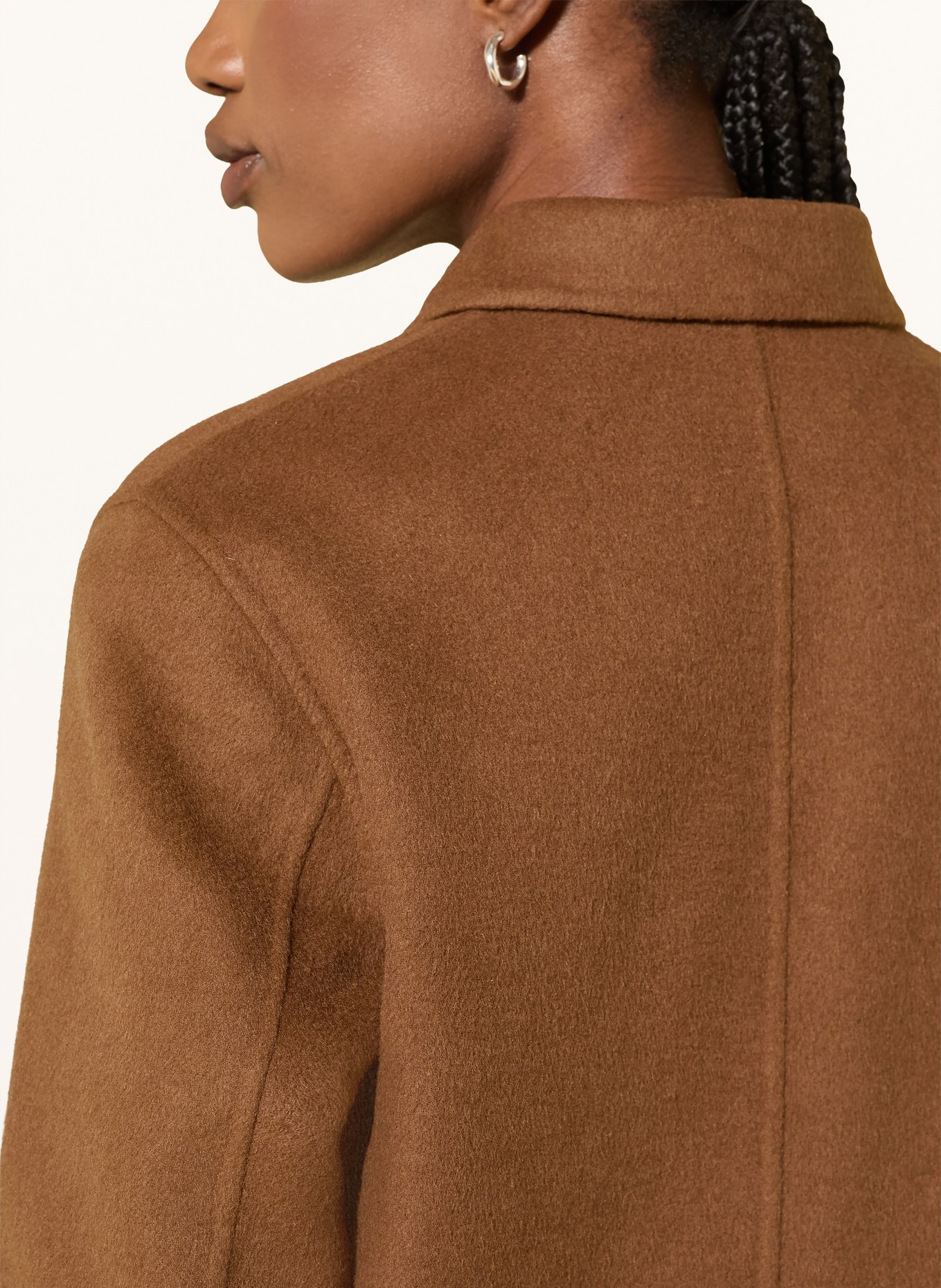 RIANI Jacke mit abnehmbarem Kunstfell: COGNAC