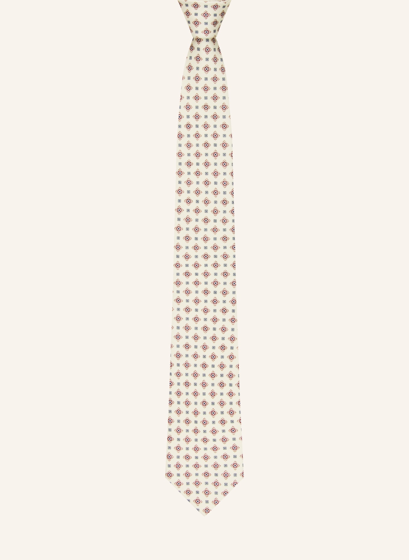 PAUL Tie: CREAM / DARK GRAY / DARK RED